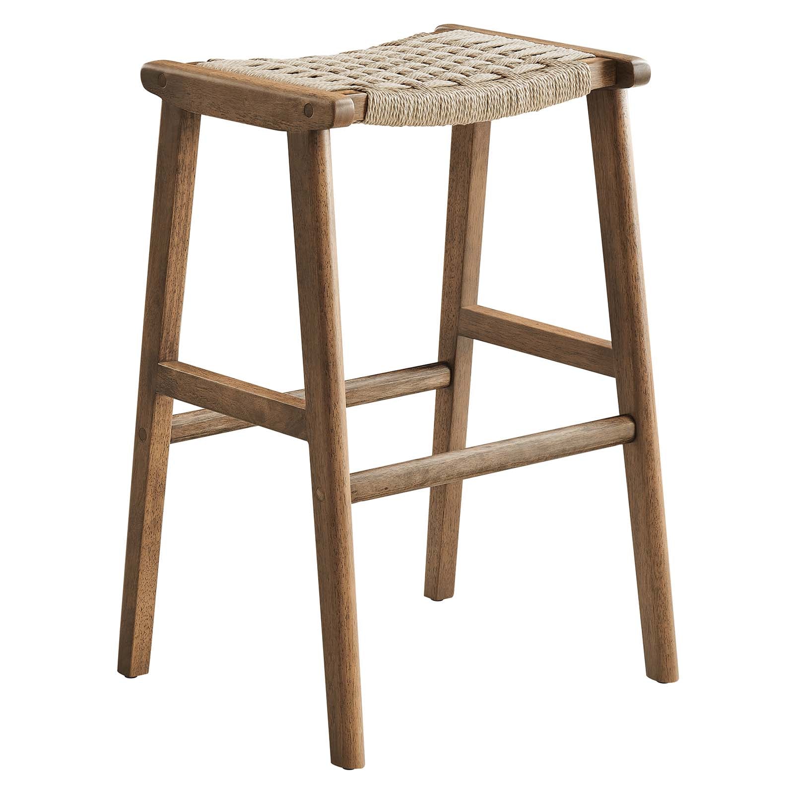 Saoirse Woven Rope Wood Bar Stool - Set of 2 By Modway - EEI-6550 - Image 30