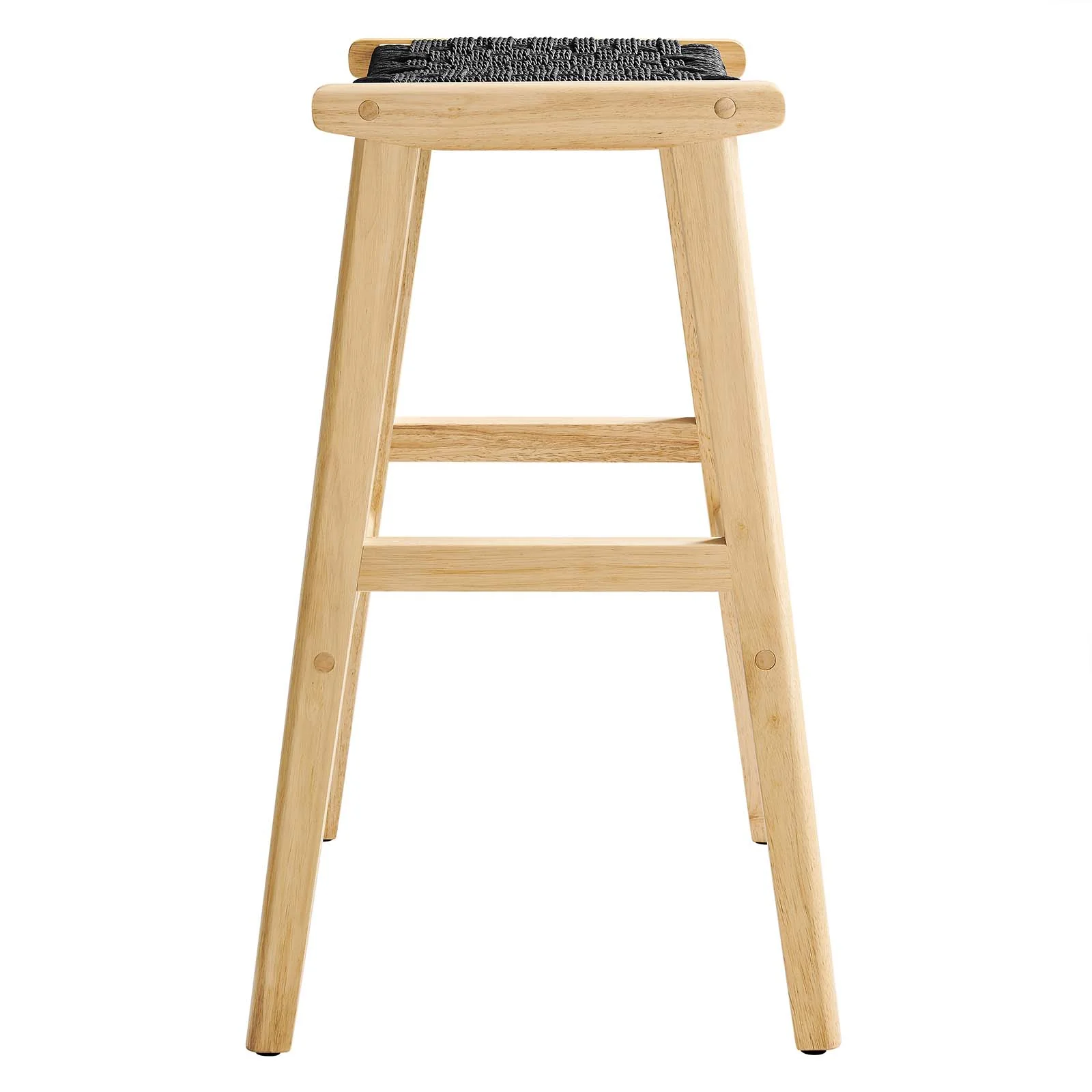 Saoirse Woven Rope Wood Bar Stool - Set of 2 By Modway - EEI-6550 - Image 4