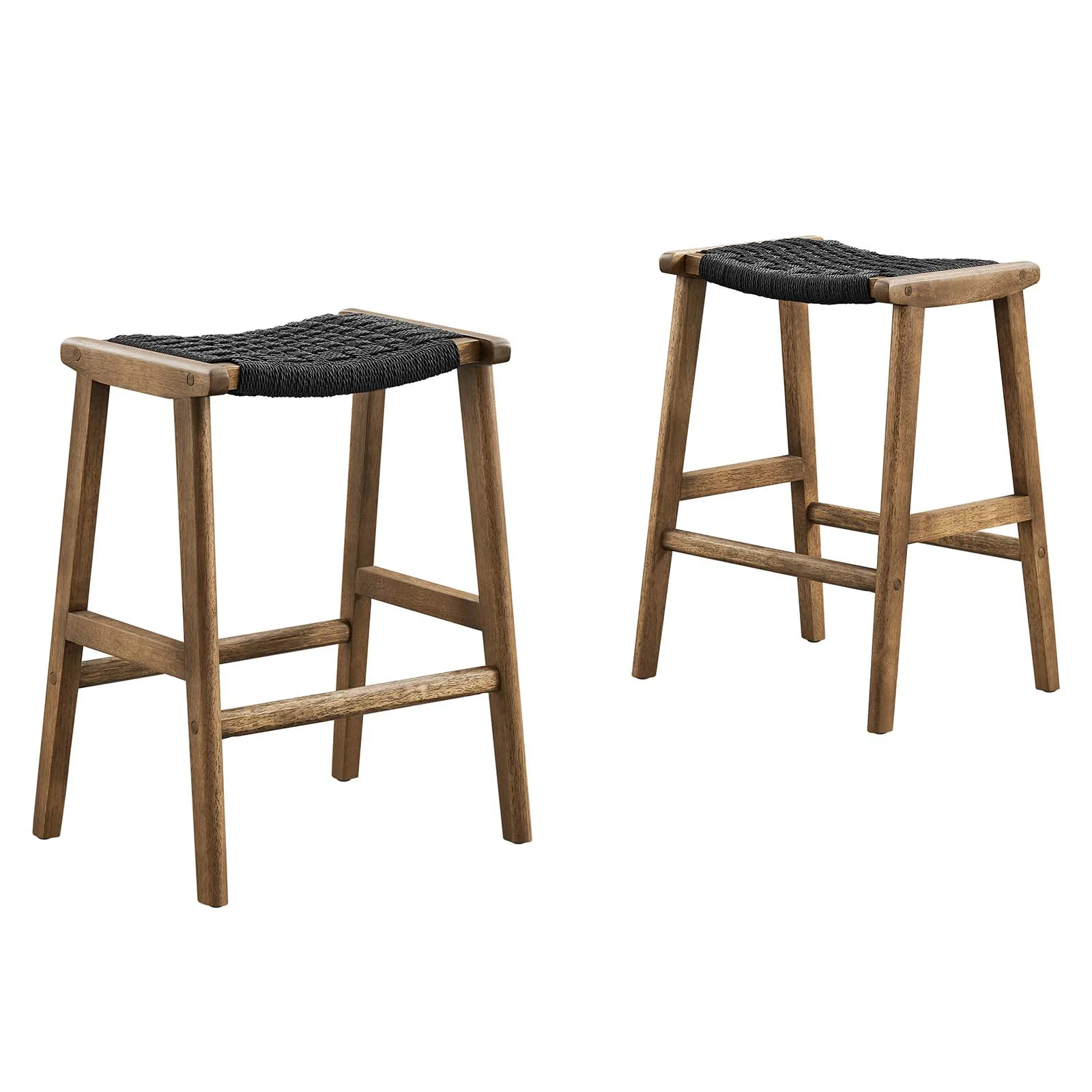 Saoirse Woven Rope Wood Counter Stool - Set of 2 By Modway - EEI-6548 - Image 19