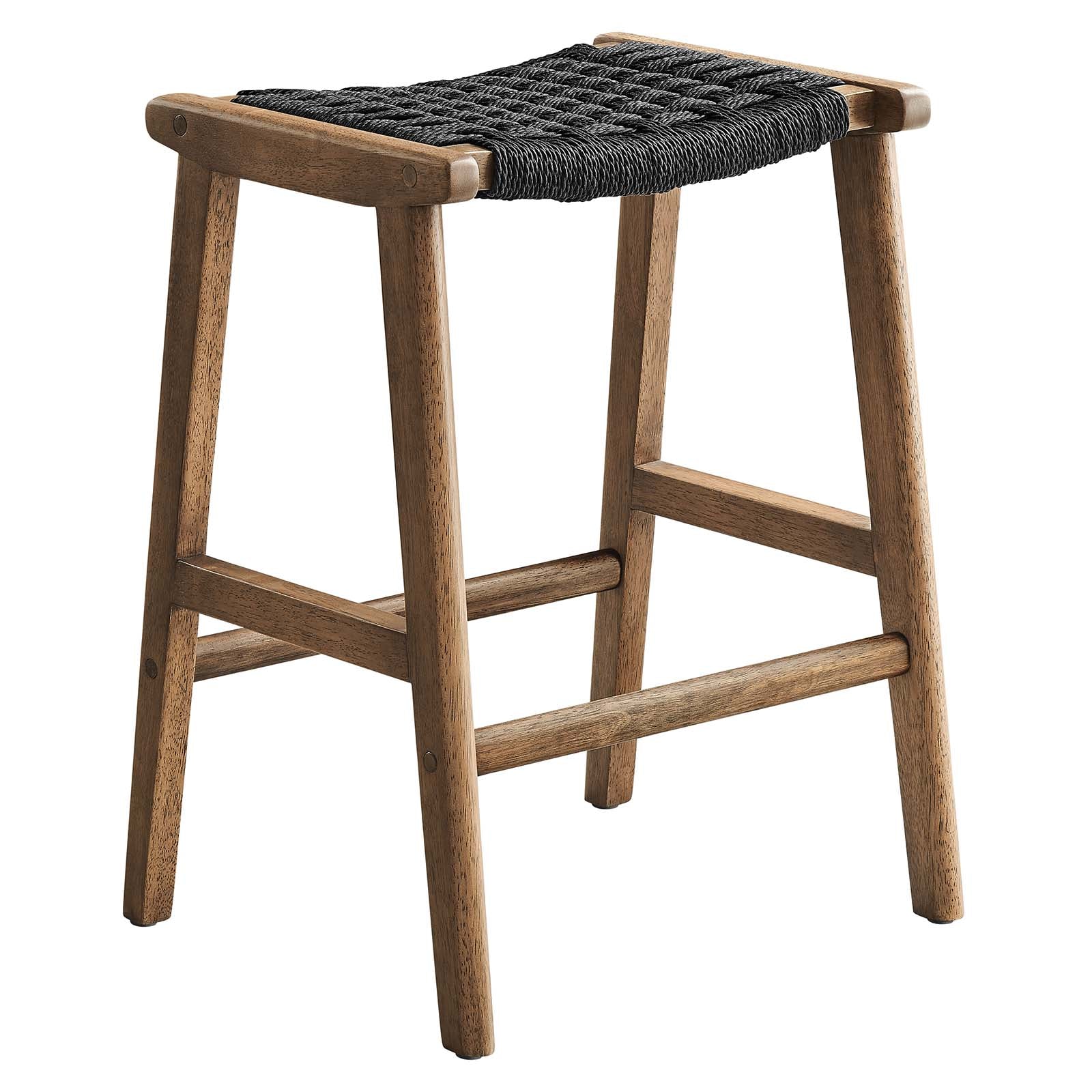 Saoirse Woven Rope Wood Counter Stool - Set of 2 By Modway - EEI-6548 - Image 21