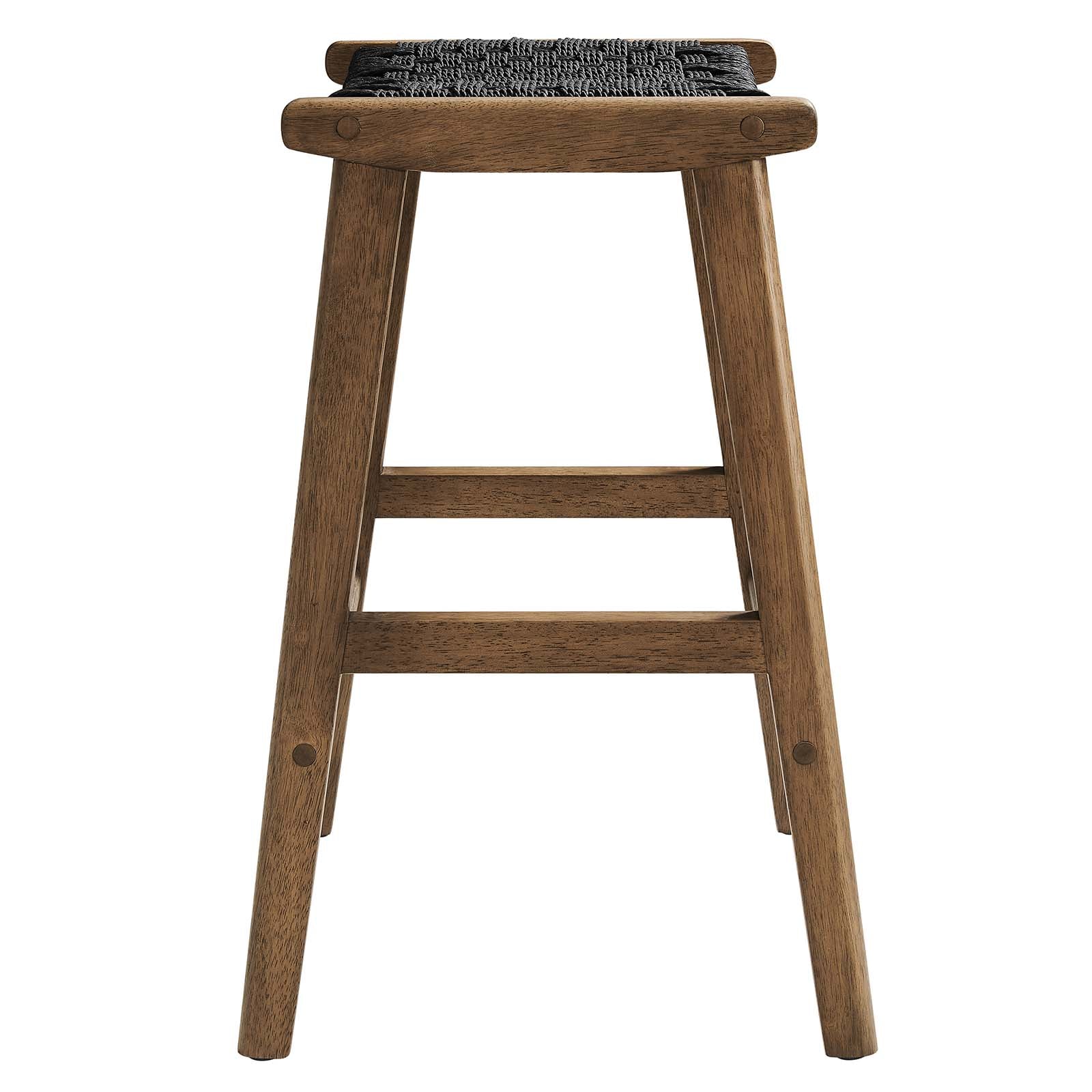 Saoirse Woven Rope Wood Counter Stool - Set of 2 By Modway - EEI-6548 - Image 22