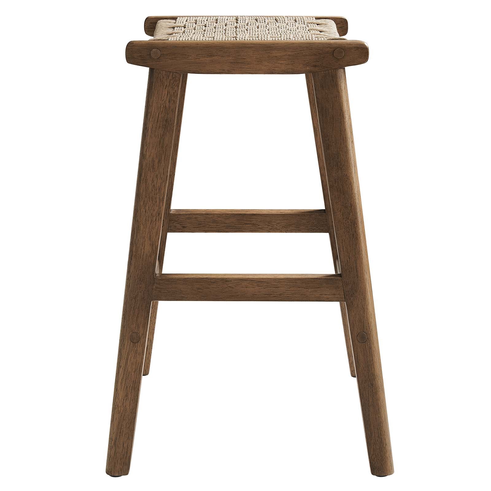 Saoirse Woven Rope Wood Counter Stool - Set of 2 By Modway - EEI-6548 - Image 31