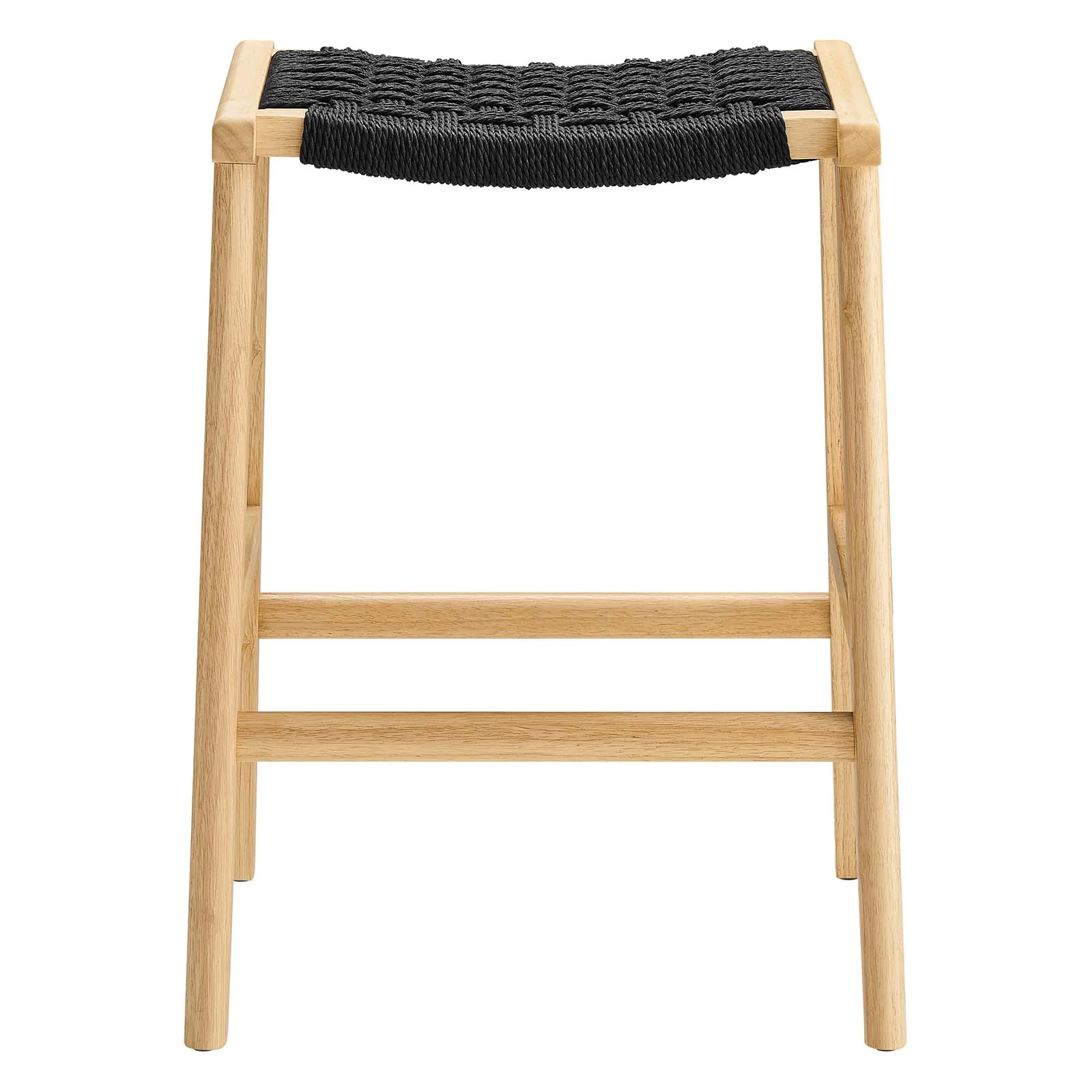 Saoirse Woven Rope Wood Counter Stool - Set of 2 By Modway - EEI-6548 - Image 5
