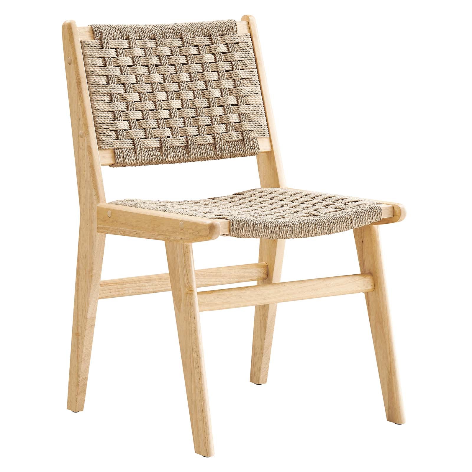 Saoirse Woven Rope Wood Dining Side Chair By Modway - EEI-6545 - Image 14