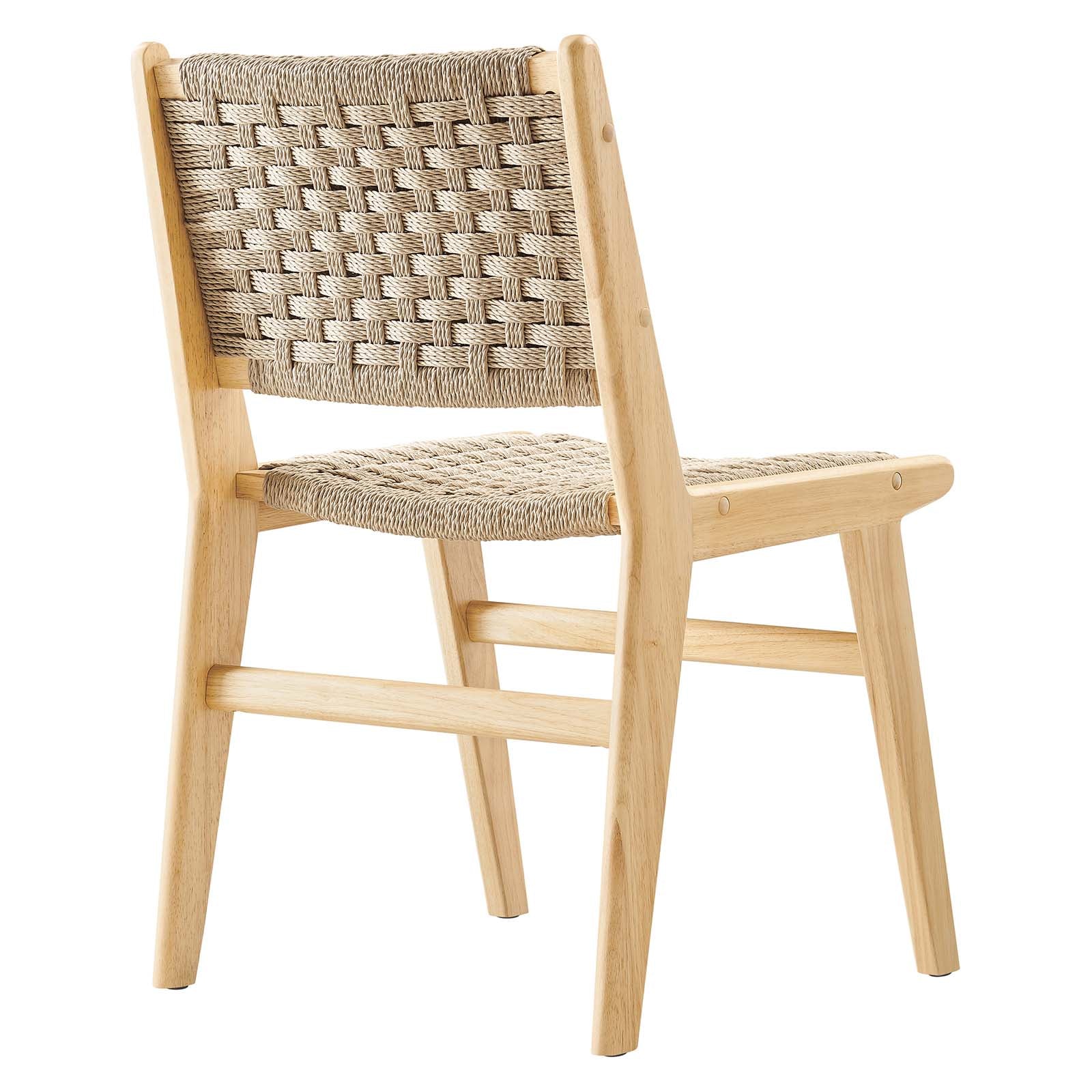 Saoirse Woven Rope Wood Dining Side Chair By Modway - EEI-6545 - Image 16