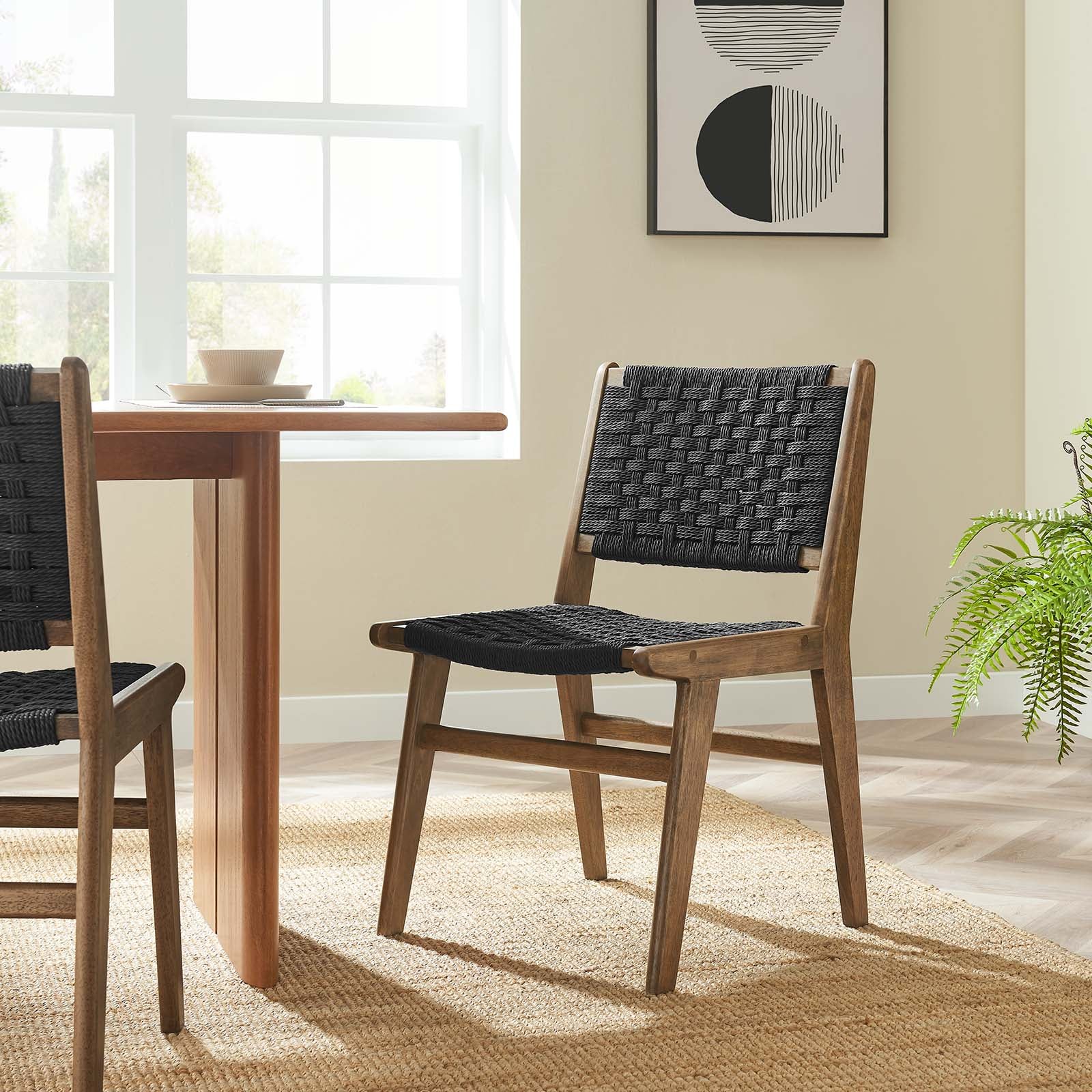 Saoirse Woven Rope Wood Dining Side Chair By Modway - EEI-6545 - Image 22