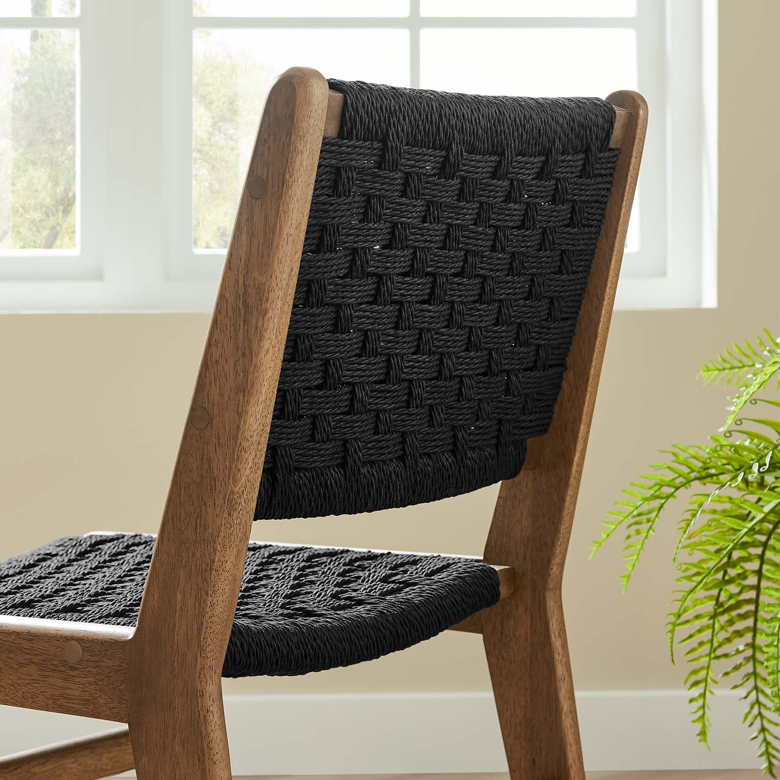 Saoirse Woven Rope Wood Dining Side Chair By Modway - EEI-6545 - Image 29