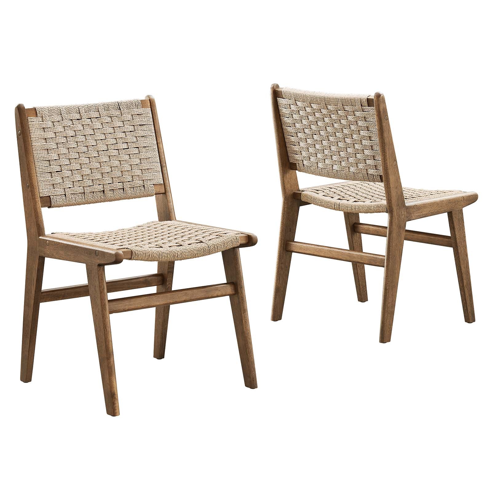 Saoirse Woven Rope Wood Dining Side Chair By Modway - EEI-6545 - Image 31