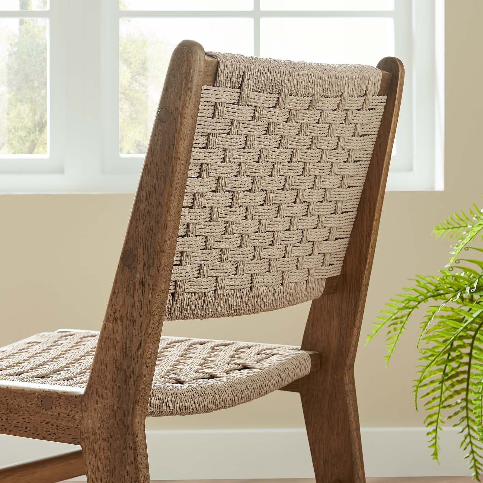 Saoirse Woven Rope Wood Dining Side Chair By Modway - EEI-6545 - Image 39