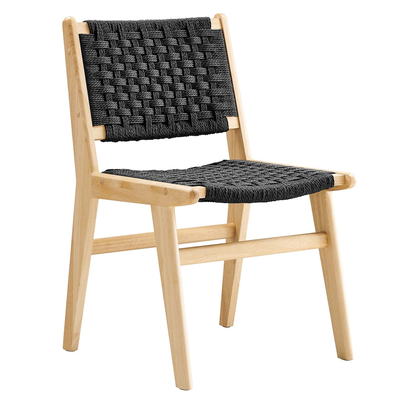Saoirse Woven Rope Wood Dining Side Chair By Modway - EEI-6545 - Image 4