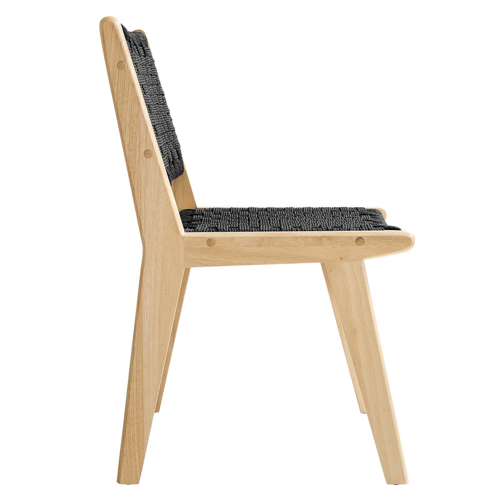 Saoirse Woven Rope Wood Dining Side Chair By Modway - EEI-6545 - Image 5