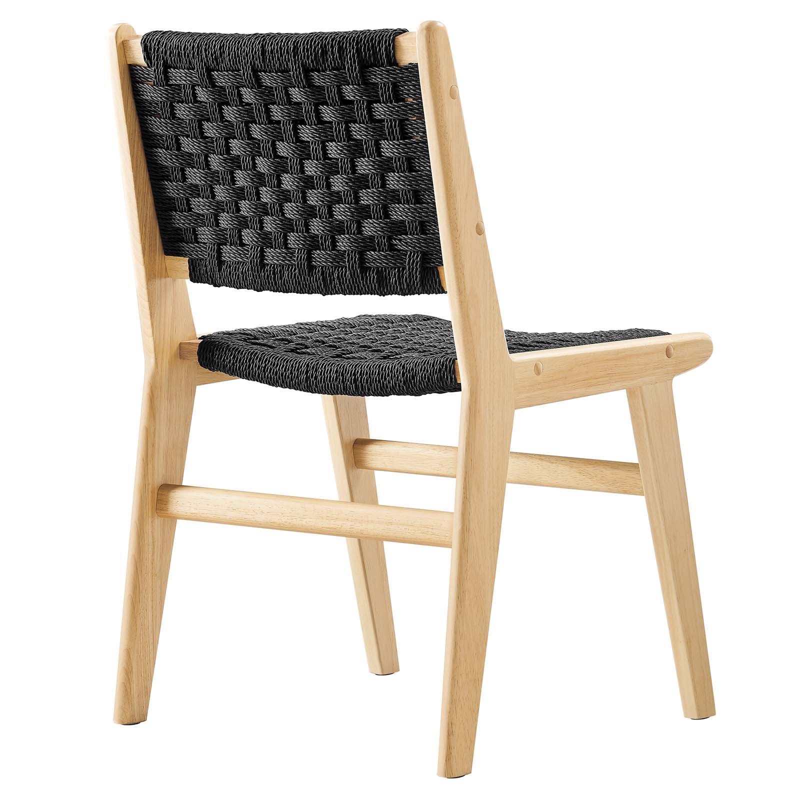 Saoirse Woven Rope Wood Dining Side Chair By Modway - EEI-6545 - Image 6