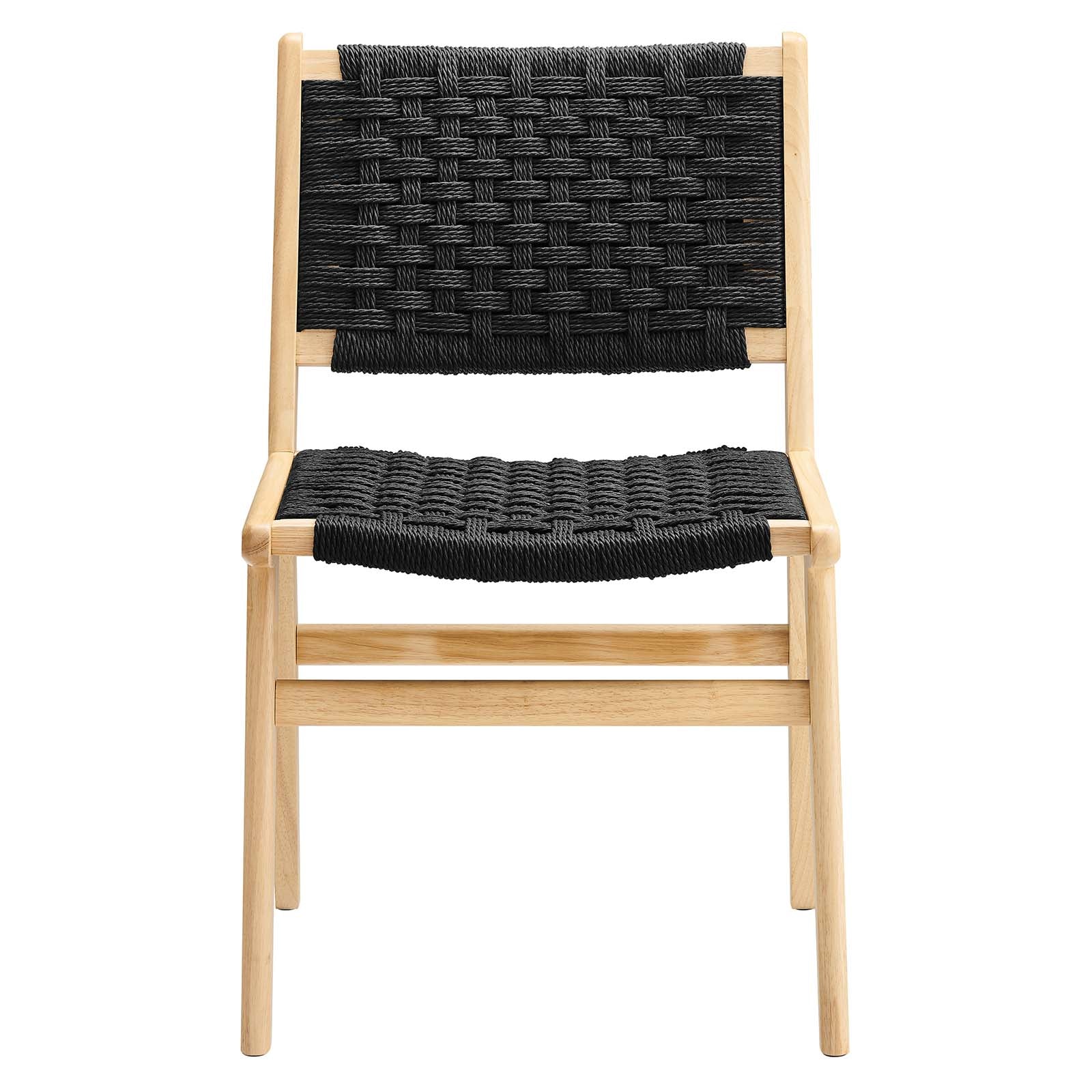 Saoirse Woven Rope Wood Dining Side Chair By Modway - EEI-6545 - Image 7