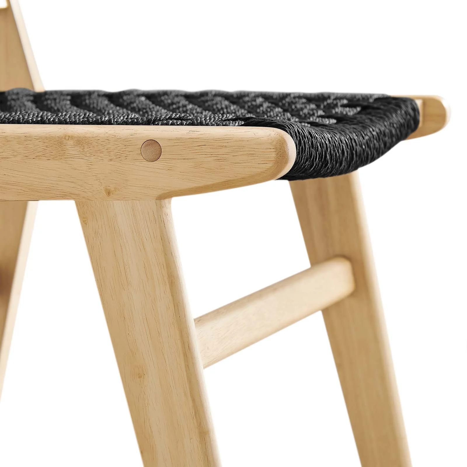 Saoirse Woven Rope Wood Dining Side Chair By Modway - EEI-6545 - Image 8
