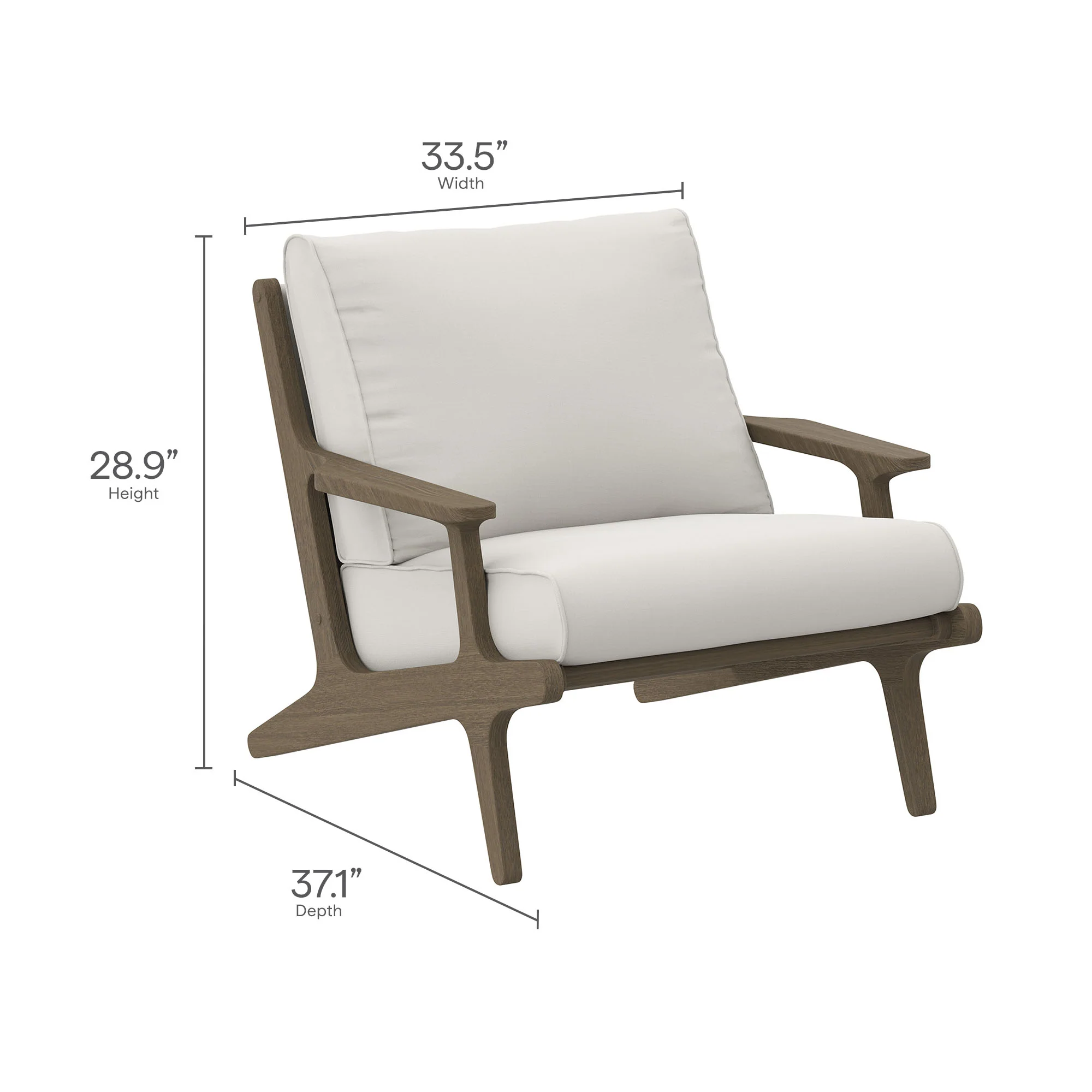 Saratoga 5-Piece Outdoor Patio Teak Wood Furniture Set by Modway - Image 7