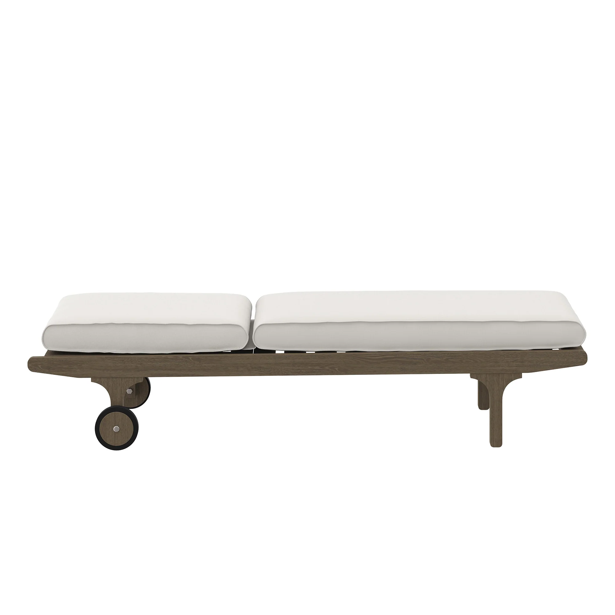Saratoga Outdoor Patio Teak Chaise Lounge Chair by Modway - Image 5