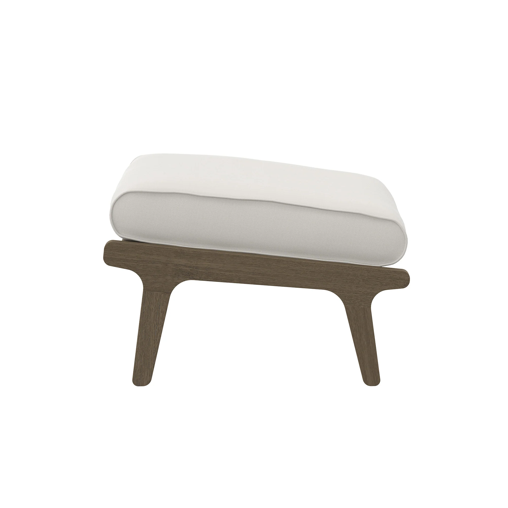 Saratoga Outdoor Patio Teak Ottoman by Modway - Image 3