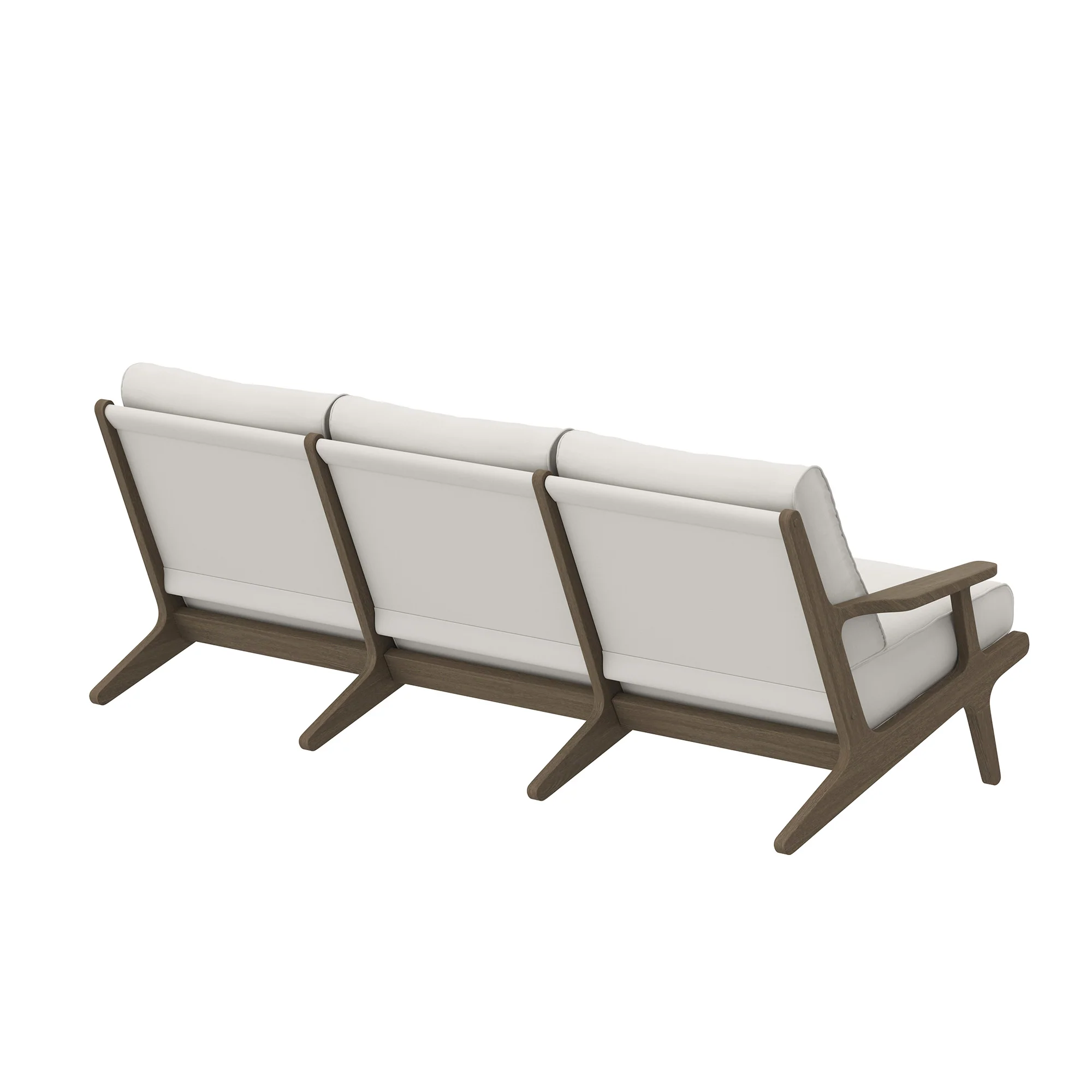 Saratoga Outdoor Patio Teak Sofa by Modway - Image 4