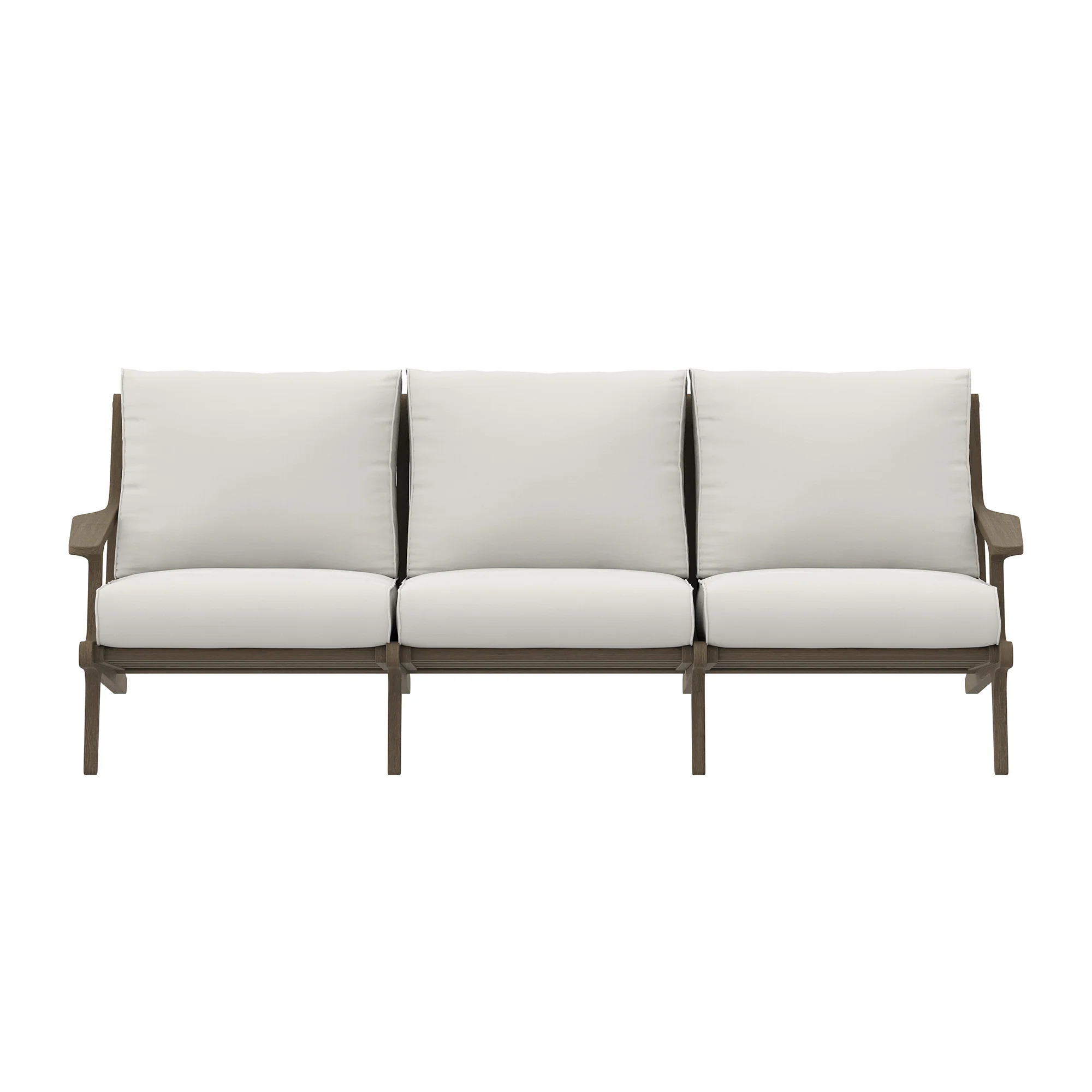 Saratoga Outdoor Patio Teak Sofa by Modway - Image 5