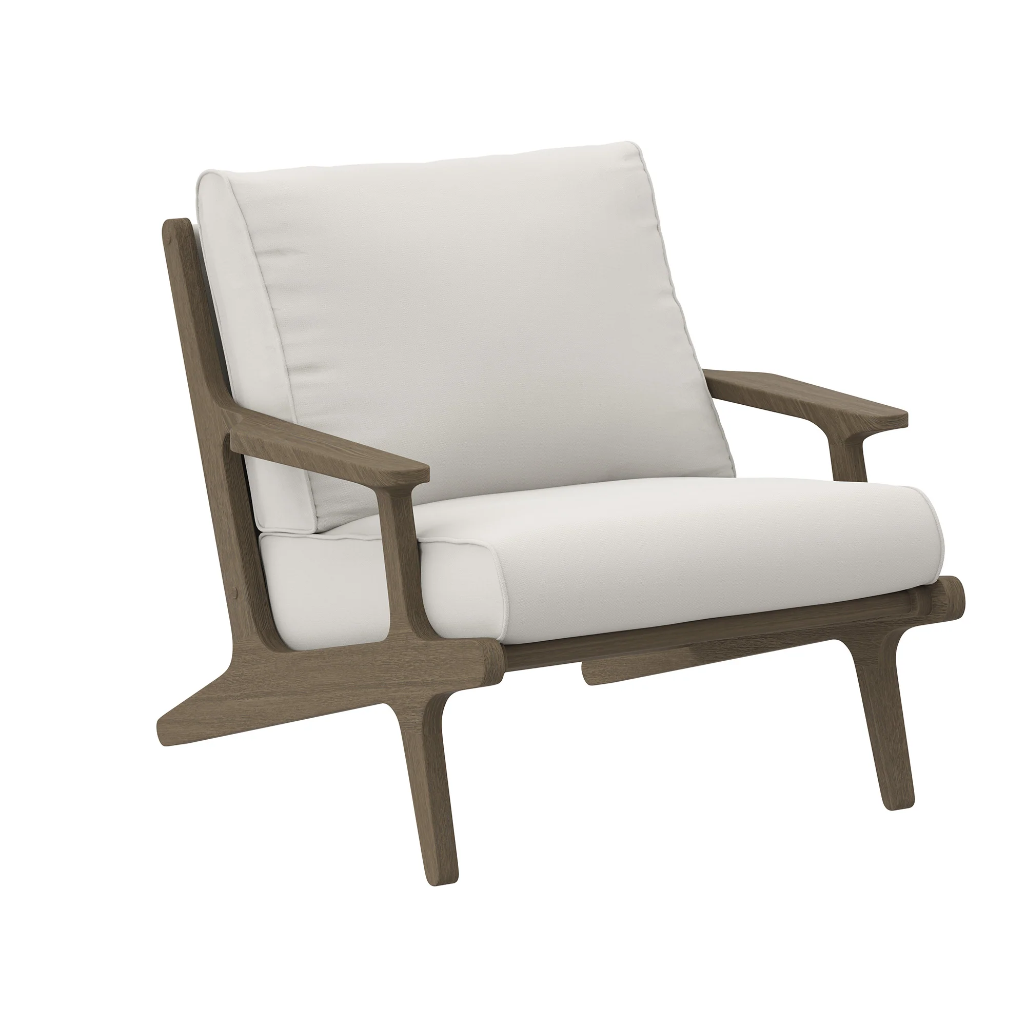 Saratoga Outdoor Patio Teak Wood Armchair by Modway - Image 2