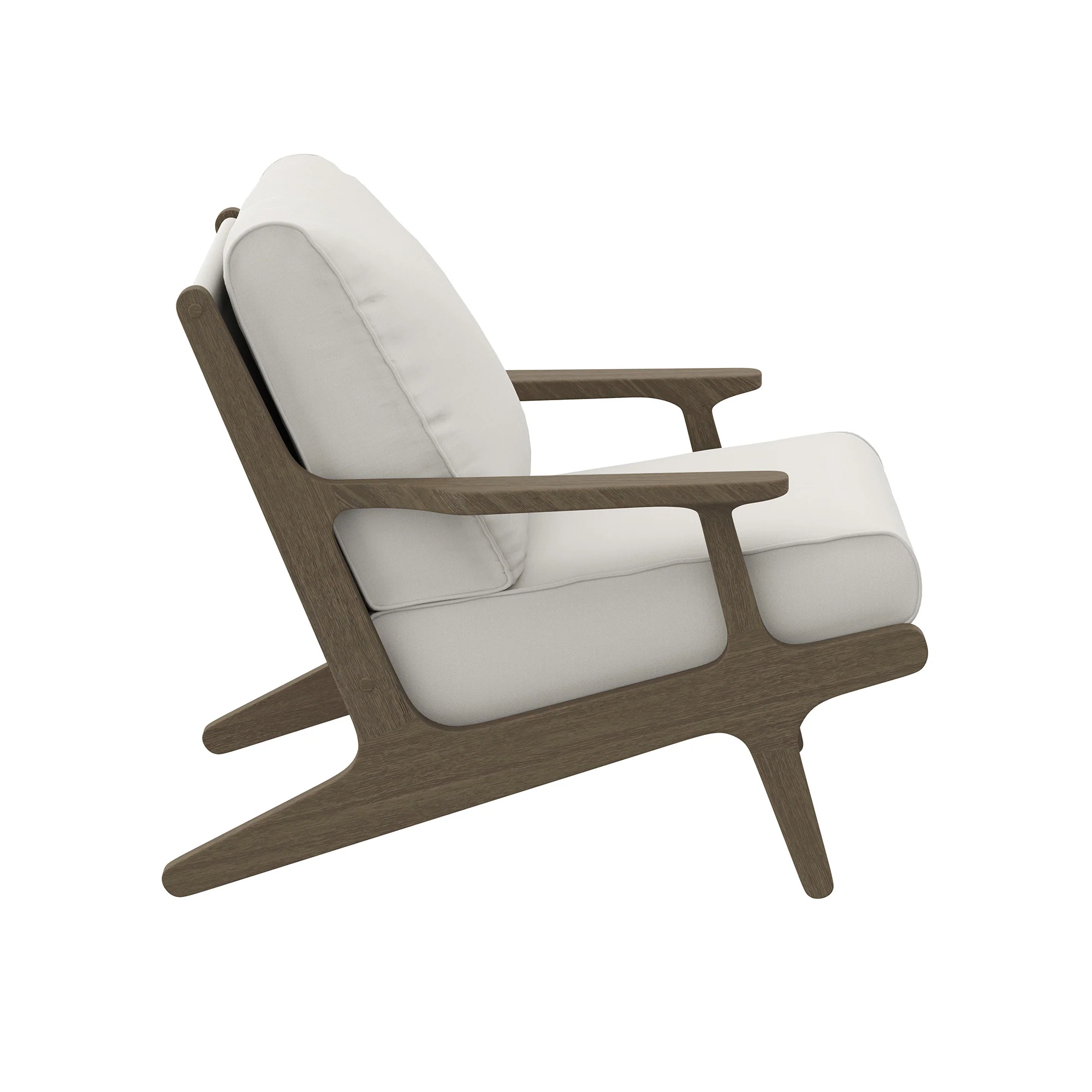 Saratoga Outdoor Patio Teak Wood Armchair by Modway - Image 3
