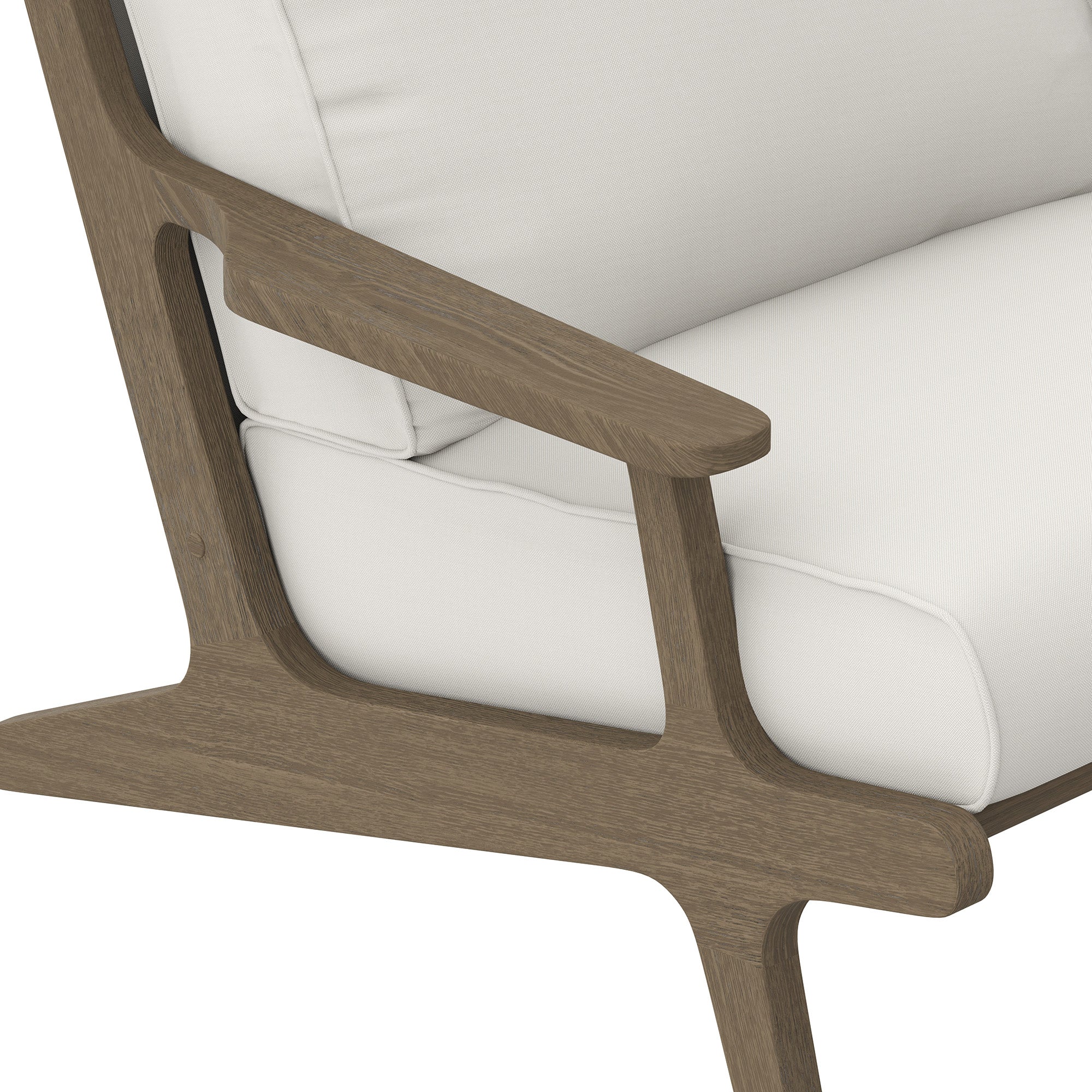 Saratoga Outdoor Patio Teak Wood Armchair by Modway - Image 6