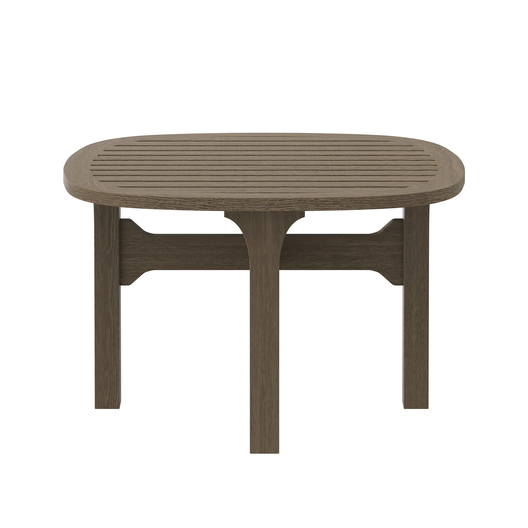 Saratoga Square Outdoor Patio Teak Wood Side Table by Modway - Image 3