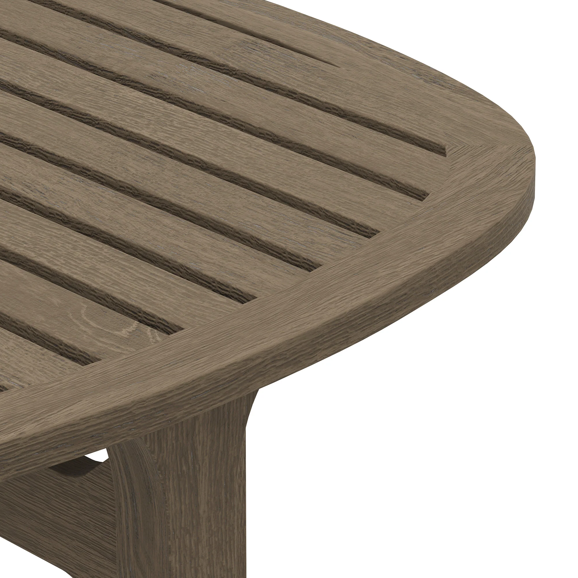Saratoga Square Outdoor Patio Teak Wood Side Table by Modway - Image 5