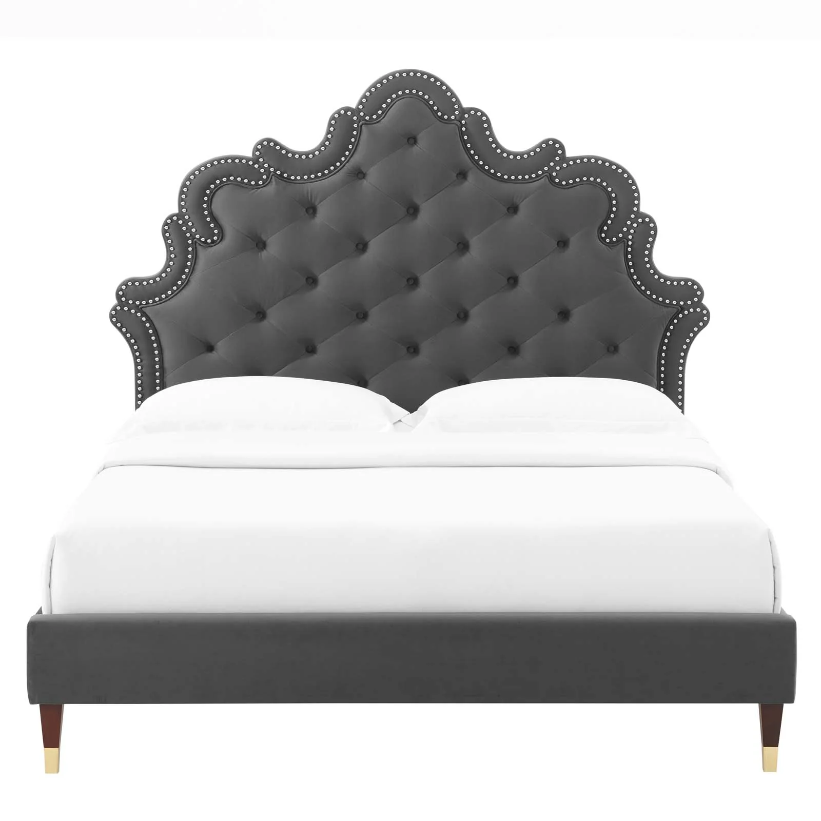 Sasha Button-Tufted Performance Velvet Full Bed By Modway - MOD-6807 - Image 7