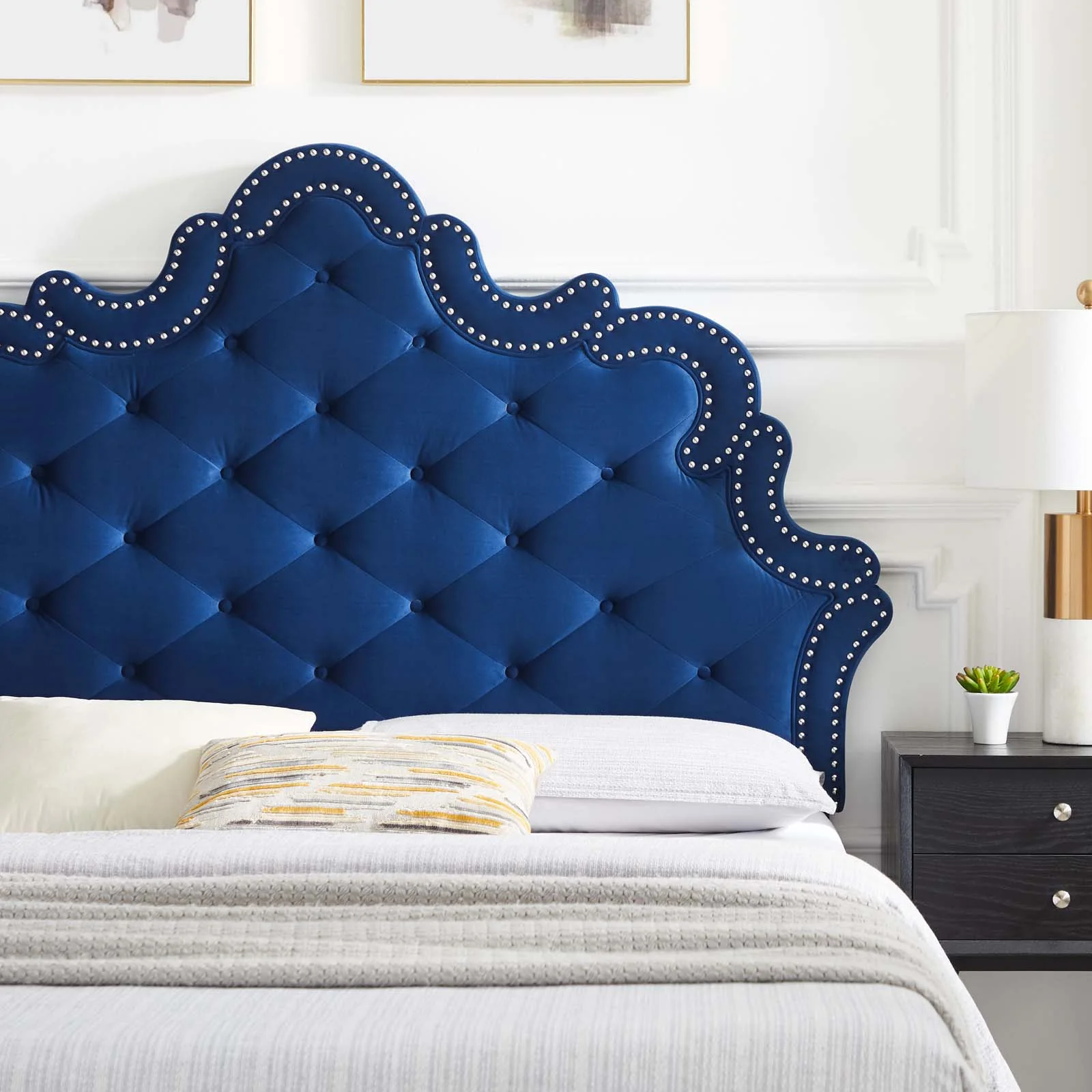 Sasha Button-Tufted Performance Velvet King Bed By Modway - MOD-6832 - Image 25