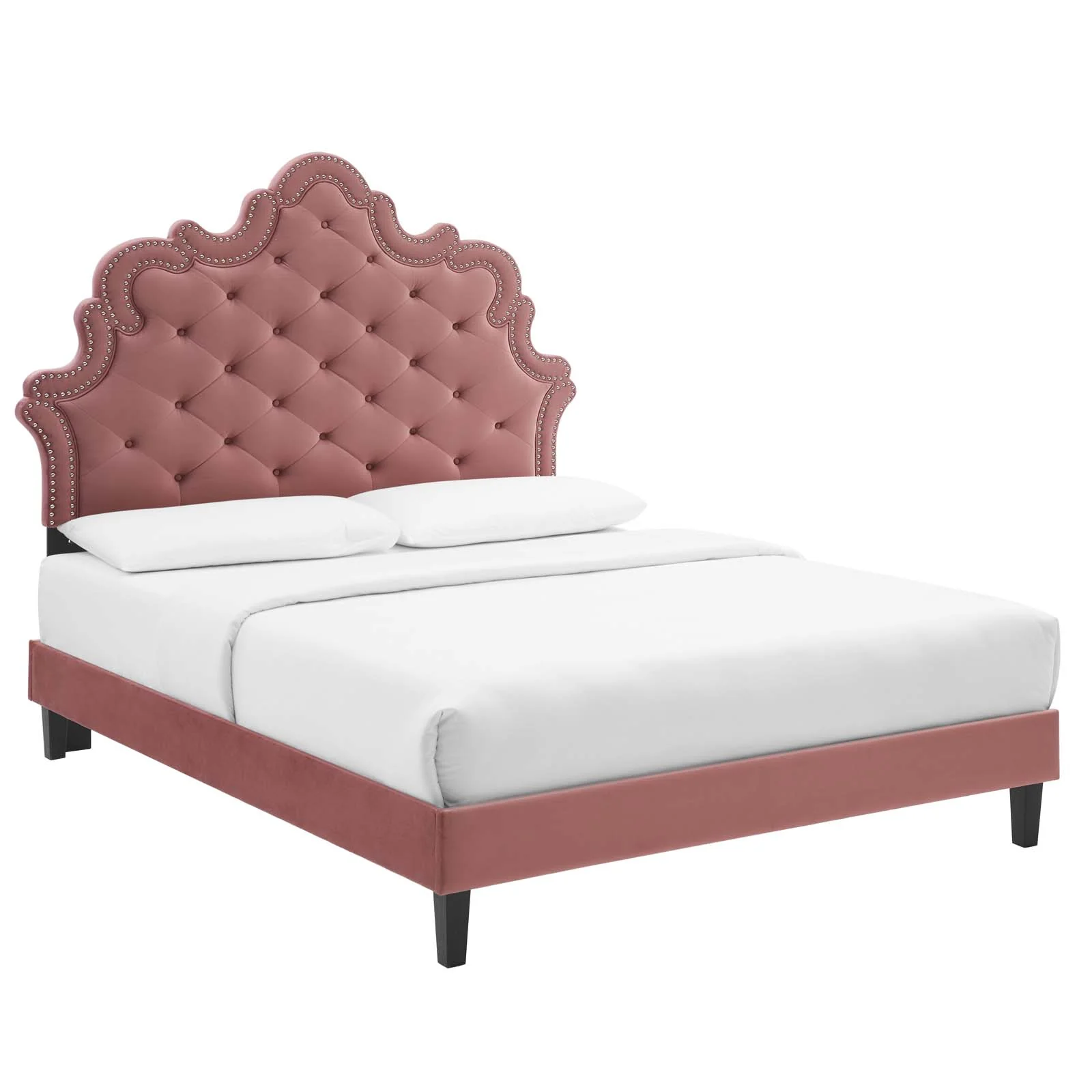 Sasha Button-Tufted Performance Velvet King Bed By Modway - MOD-6842 - Image 12