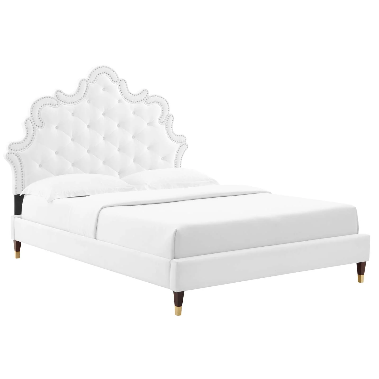 Sasha Button-Tufted Performance Velvet Queen Bed By Modway - MOD-6822 - Image 24