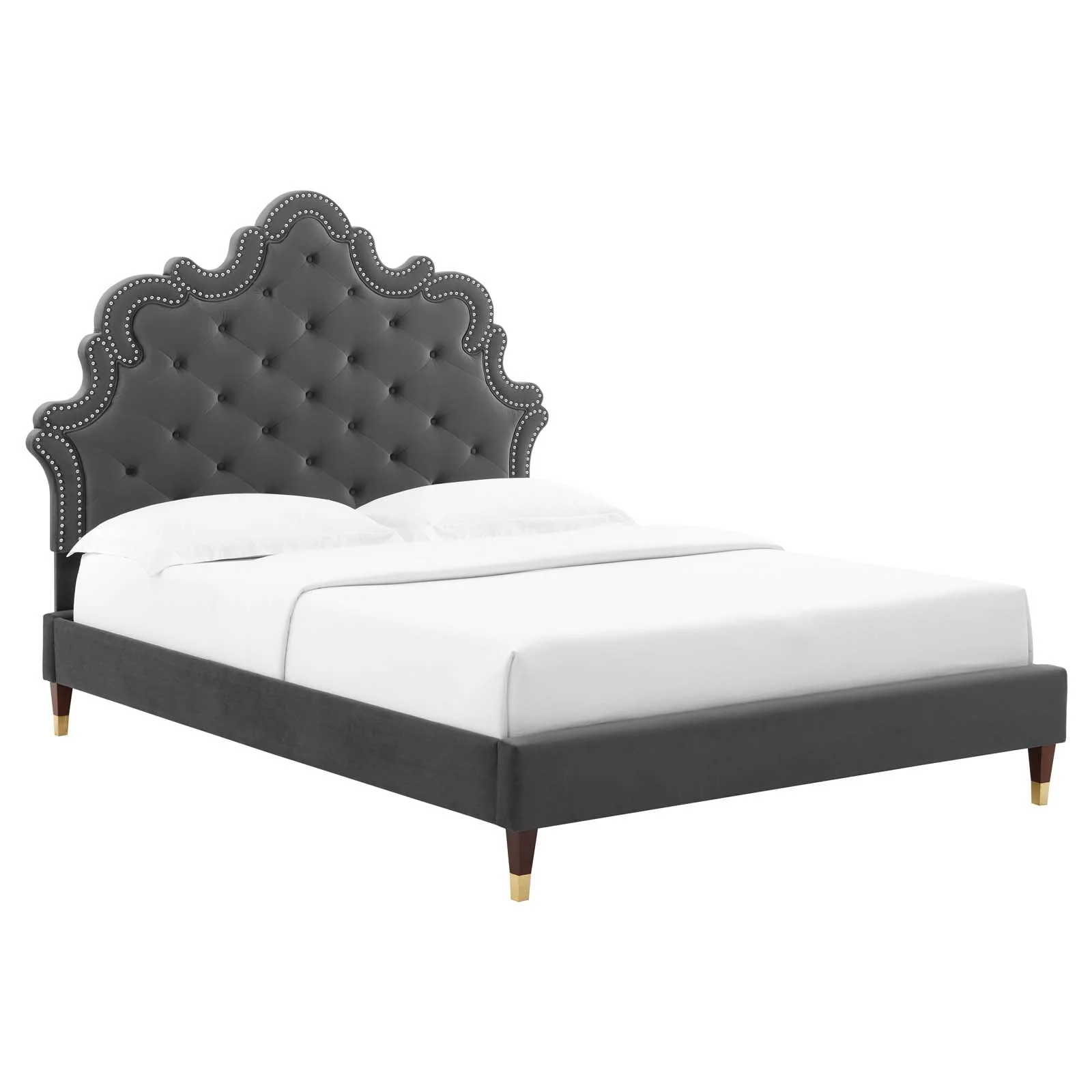 Sasha Button-Tufted Performance Velvet Queen Bed By Modway - MOD-6822 - Image 41