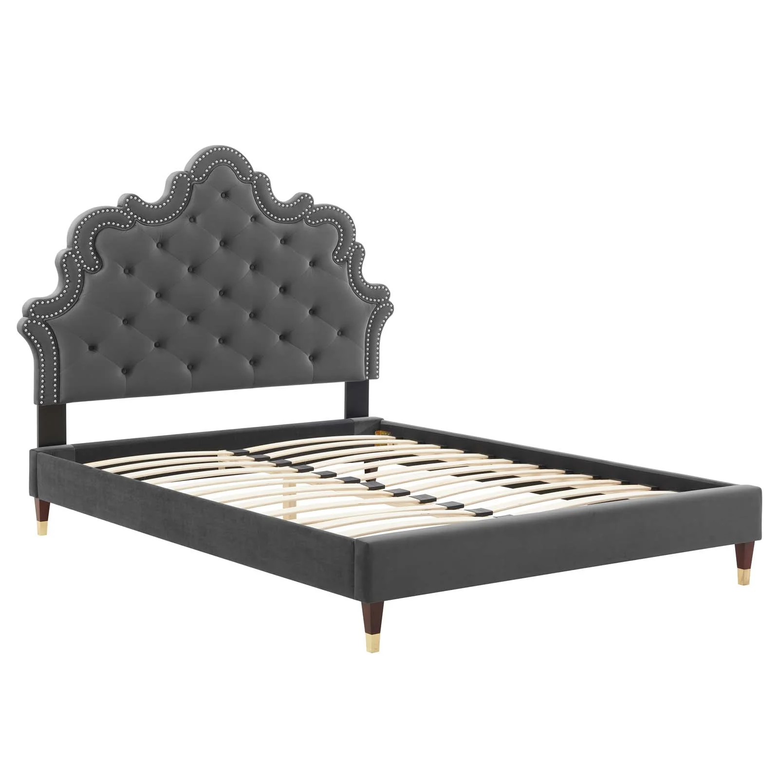 Sasha Button-Tufted Performance Velvet Queen Bed By Modway - MOD-6822 - Image 42