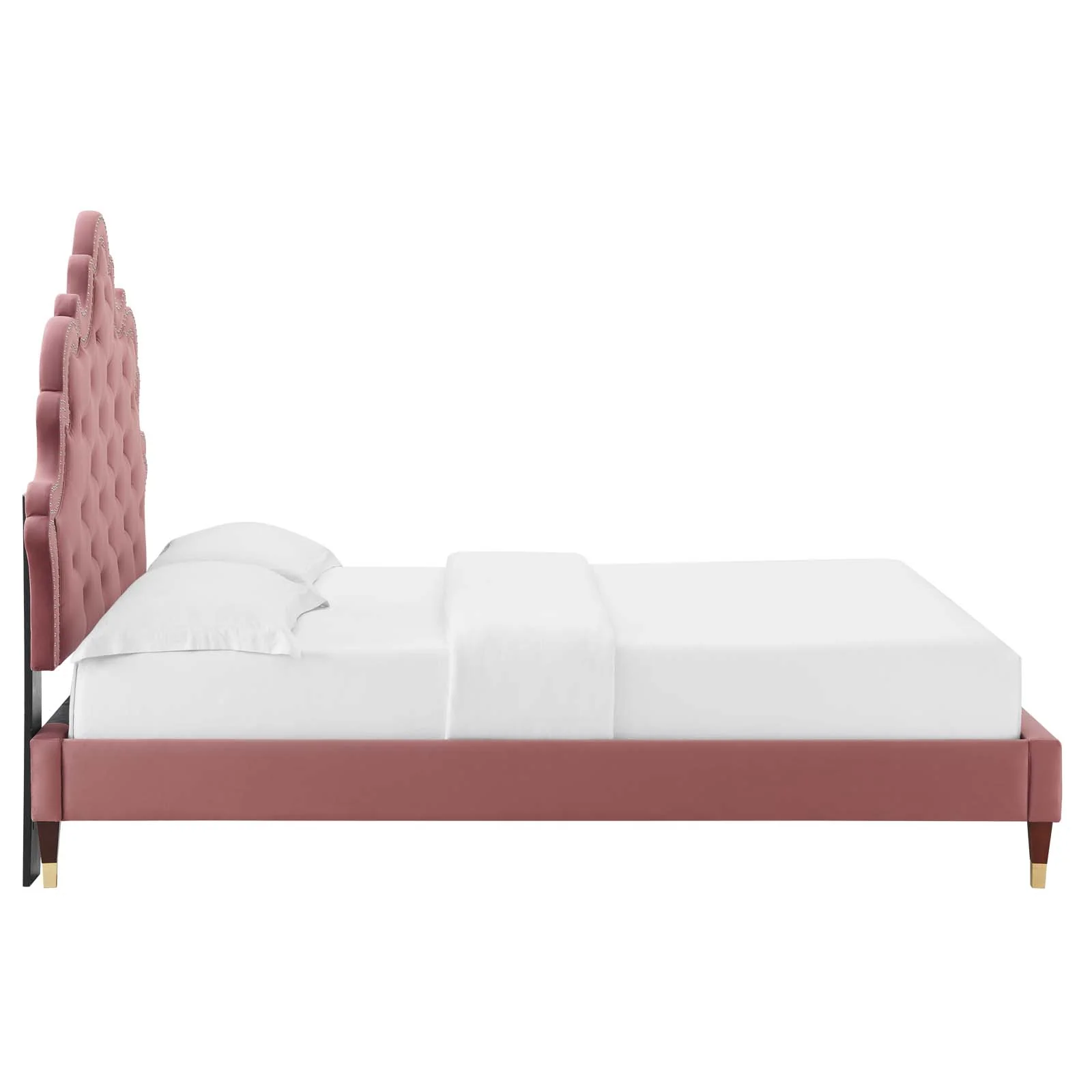 Sasha Button-Tufted Performance Velvet Queen Bed By Modway - MOD-6822 - Image 6