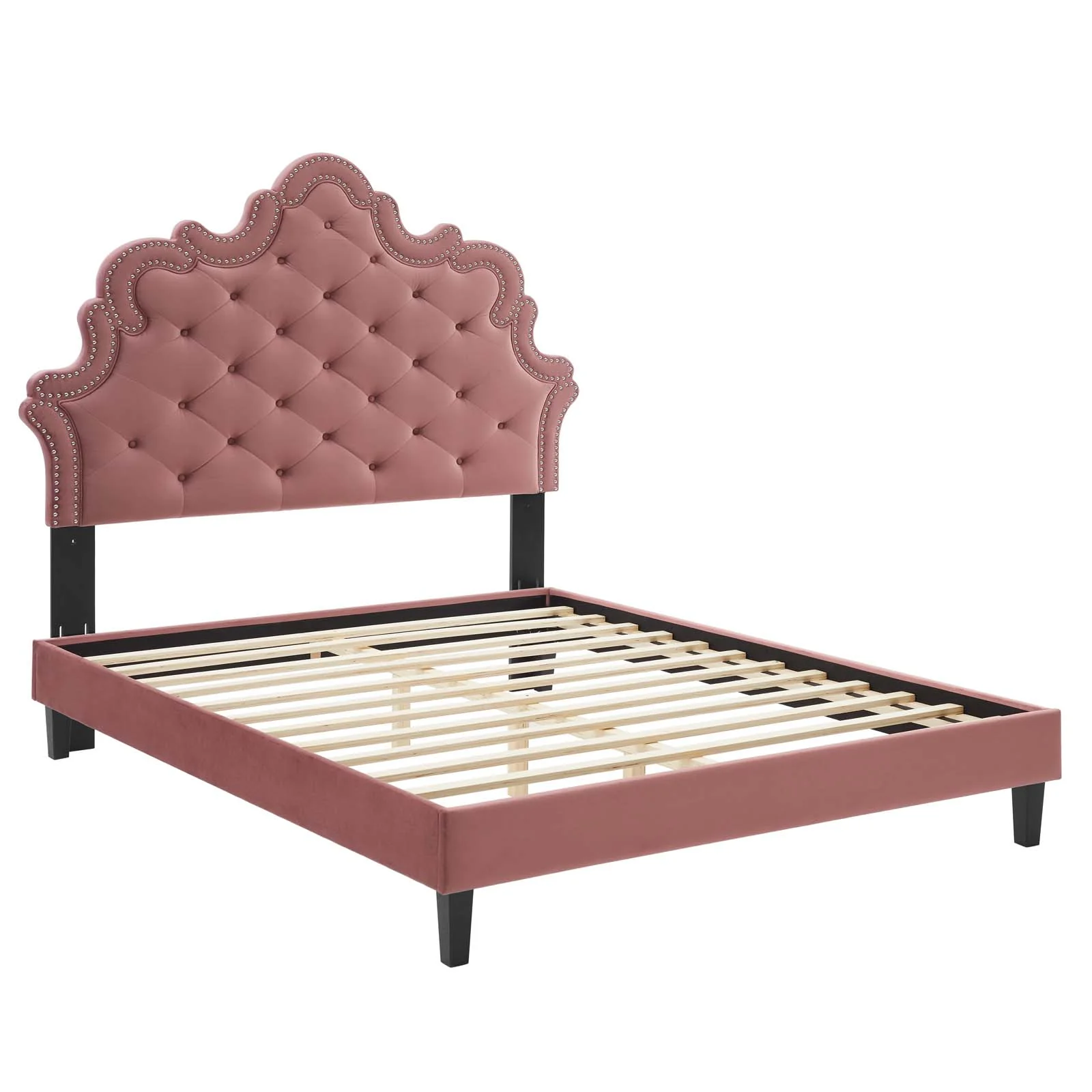 Sasha Button-Tufted Performance Velvet Queen Bed By Modway - MOD-6827 - Image 16