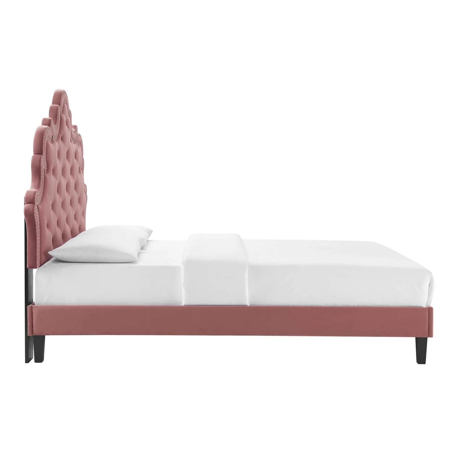 Sasha Button-Tufted Performance Velvet Queen Bed By Modway - MOD-6827 - Image 17