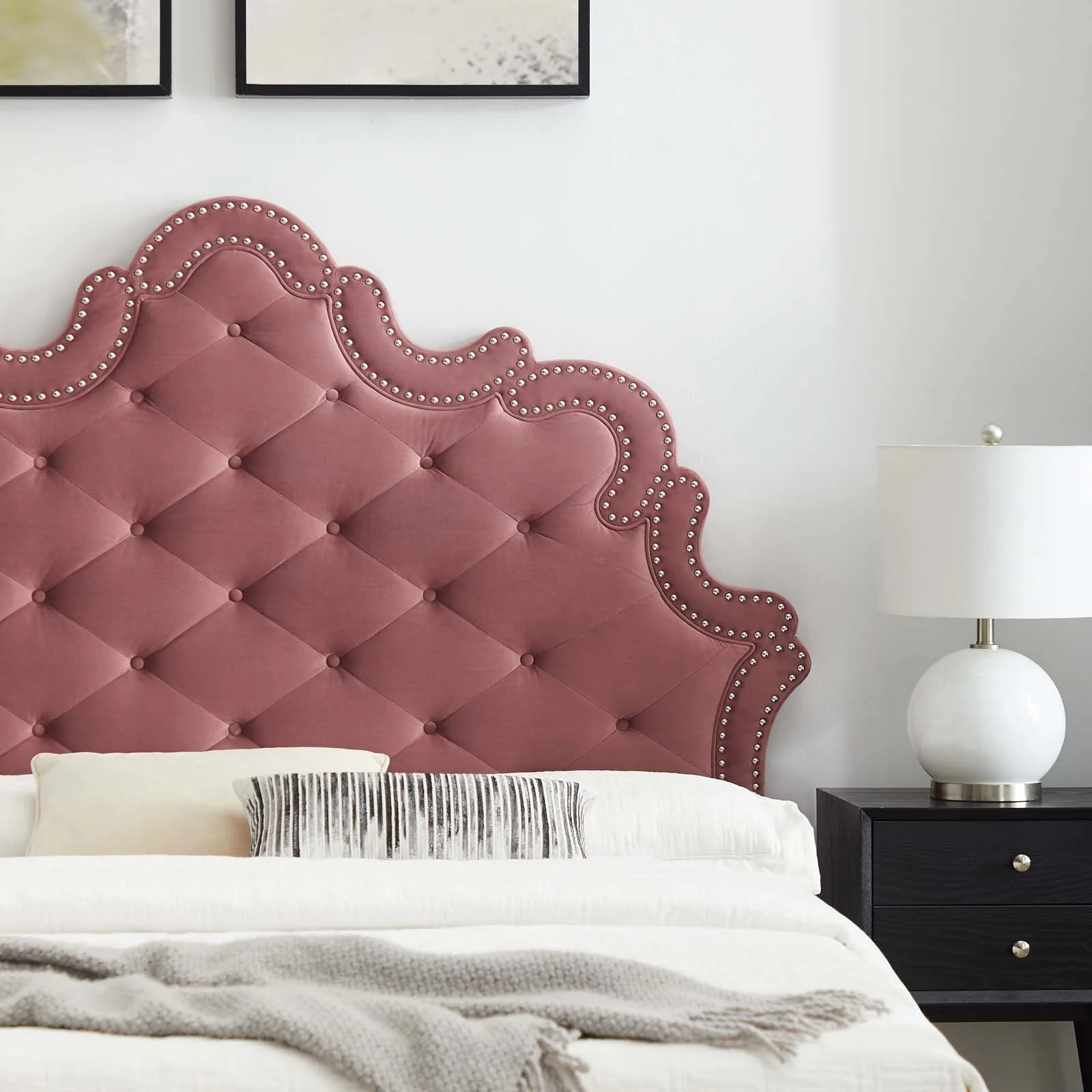 Sasha Button-Tufted Performance Velvet Twin Bed By Modway - MOD-6792 - Image 13