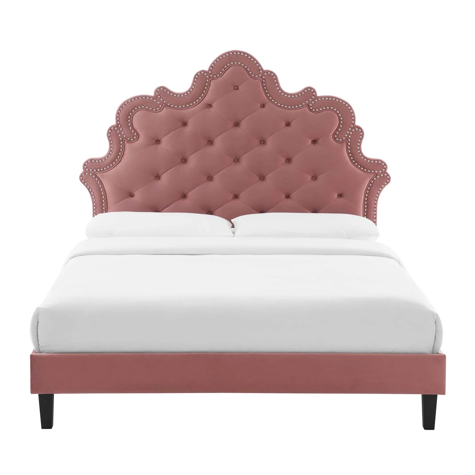 Sasha Button-Tufted Performance Velvet Twin Bed By Modway - MOD-6797 - Image 18