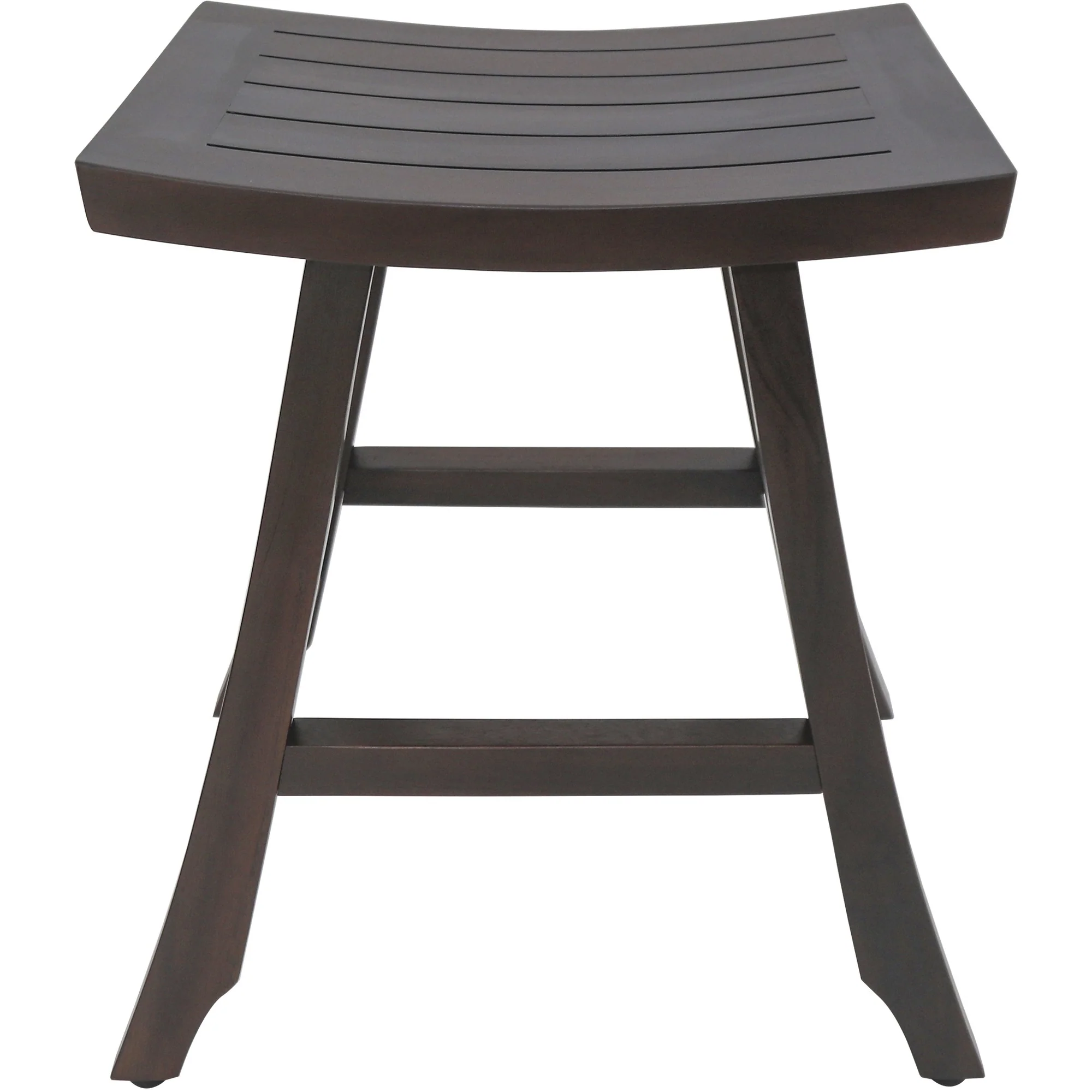 Satori 24In Tall Outdoor Teak Bistro Patio Stool By Homeroots - Image 5