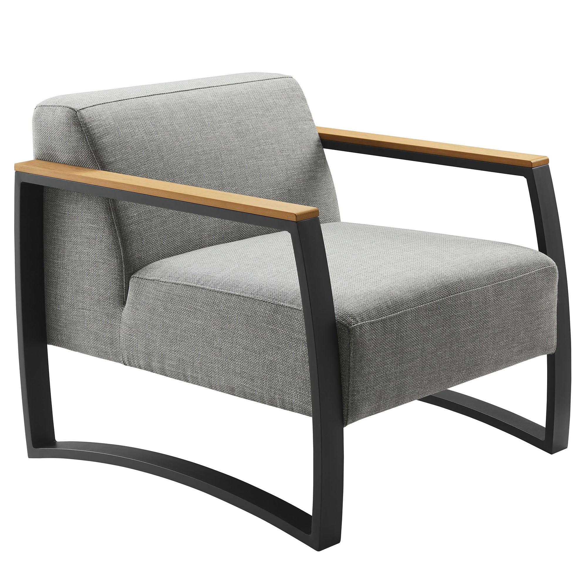 Sauve Outdoor Patio Aluminum and Fabric Armchair by Modway - Image 2