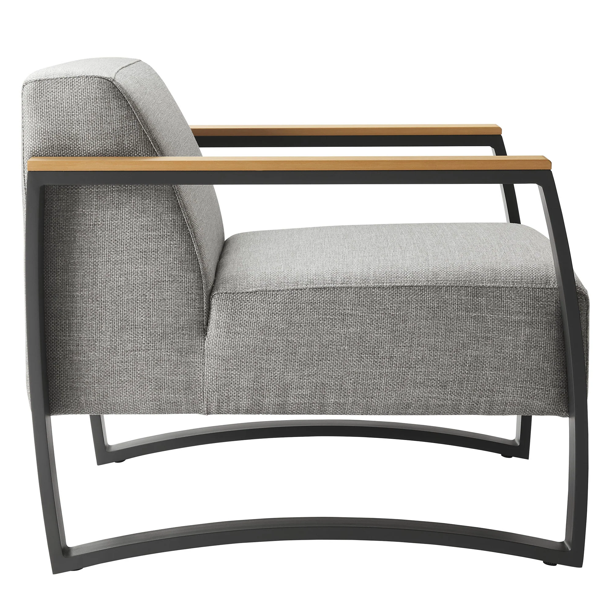 Sauve Outdoor Patio Aluminum and Fabric Armchair by Modway - Image 3