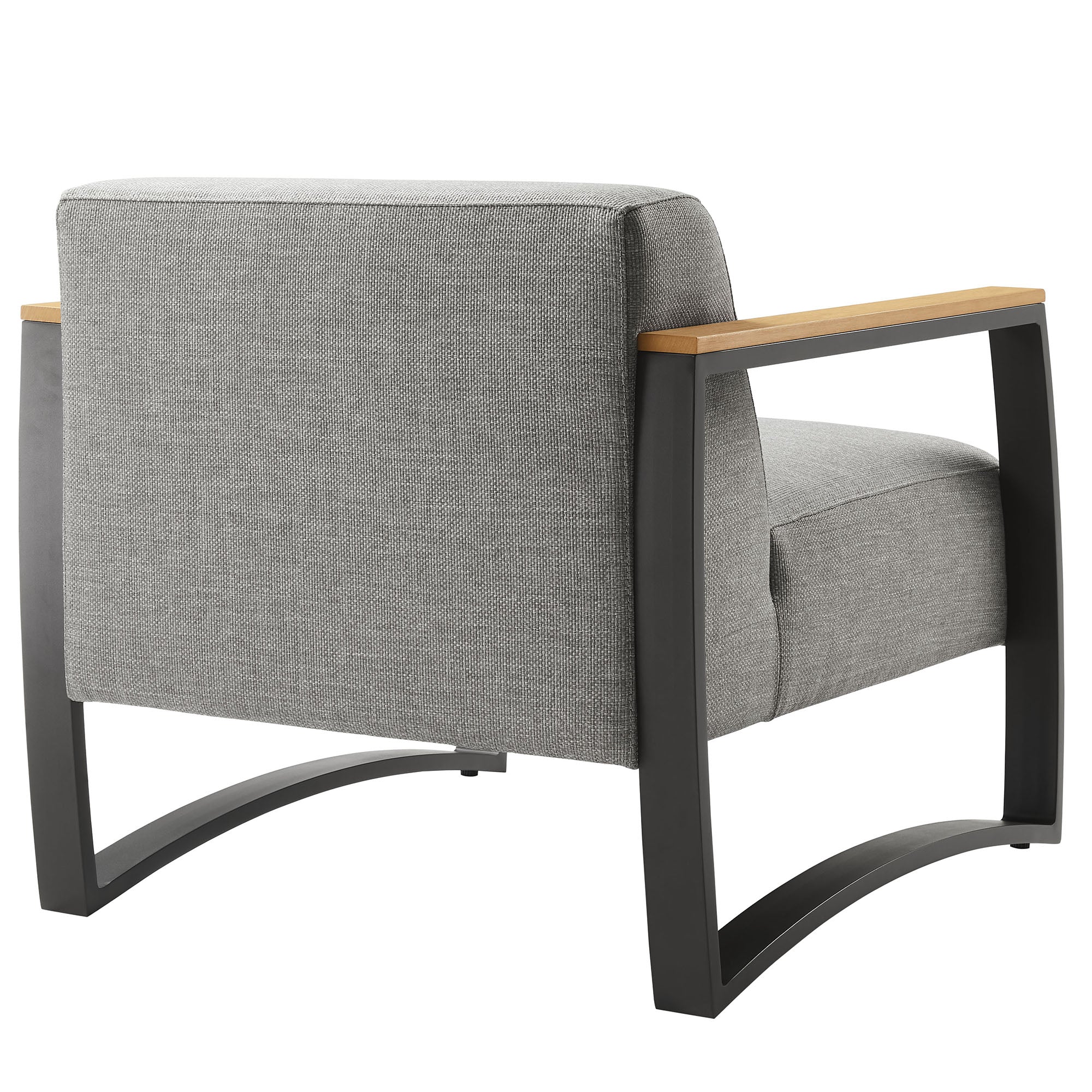 Sauve Outdoor Patio Aluminum and Fabric Armchair by Modway - Image 4