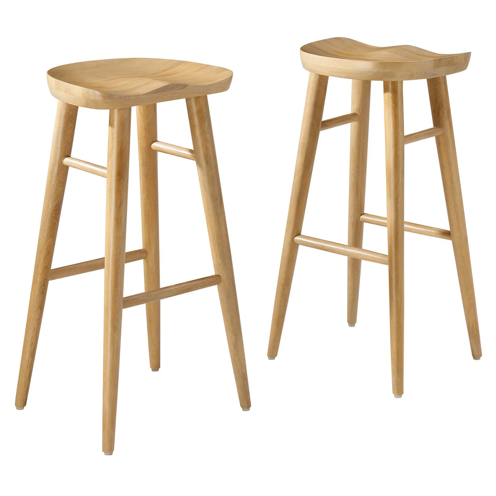Saville Backless Wood Bar Stools - Set of 2 By Modway - EEI-6740 - Image 10