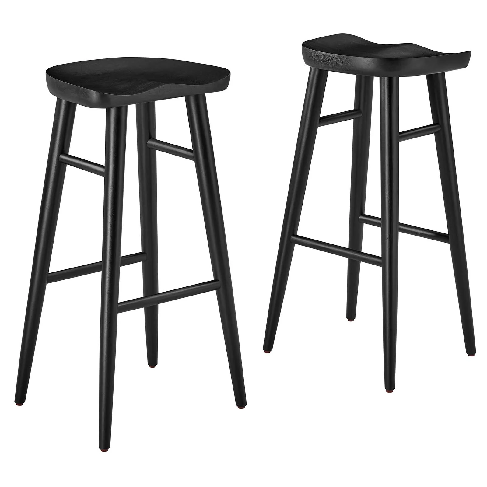 Saville Backless Wood Bar Stools - Set of 2 By Modway - EEI-6740 - Image 2
