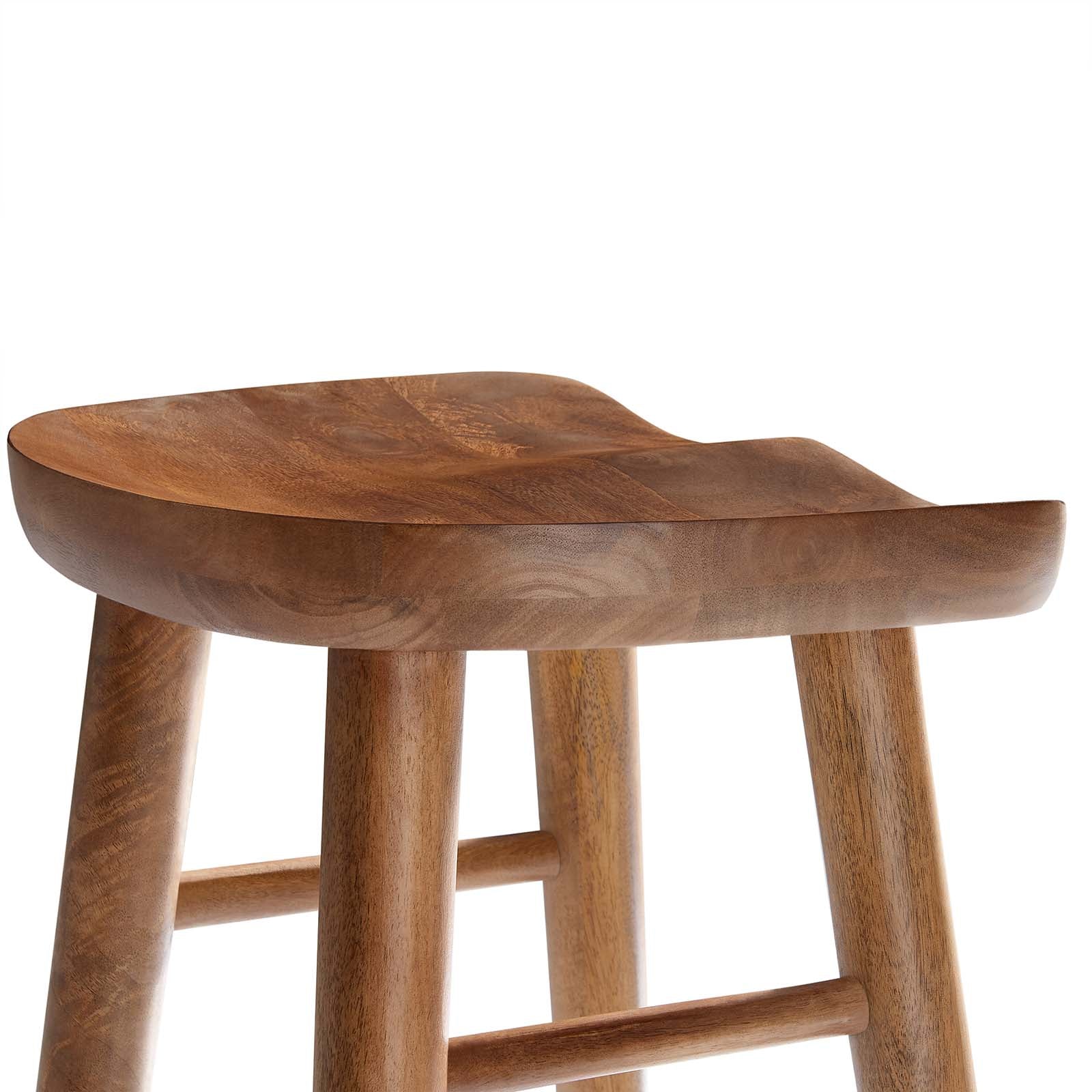Saville Backless Wood Bar Stools - Set of 2 By Modway - EEI-6740 - Image 25