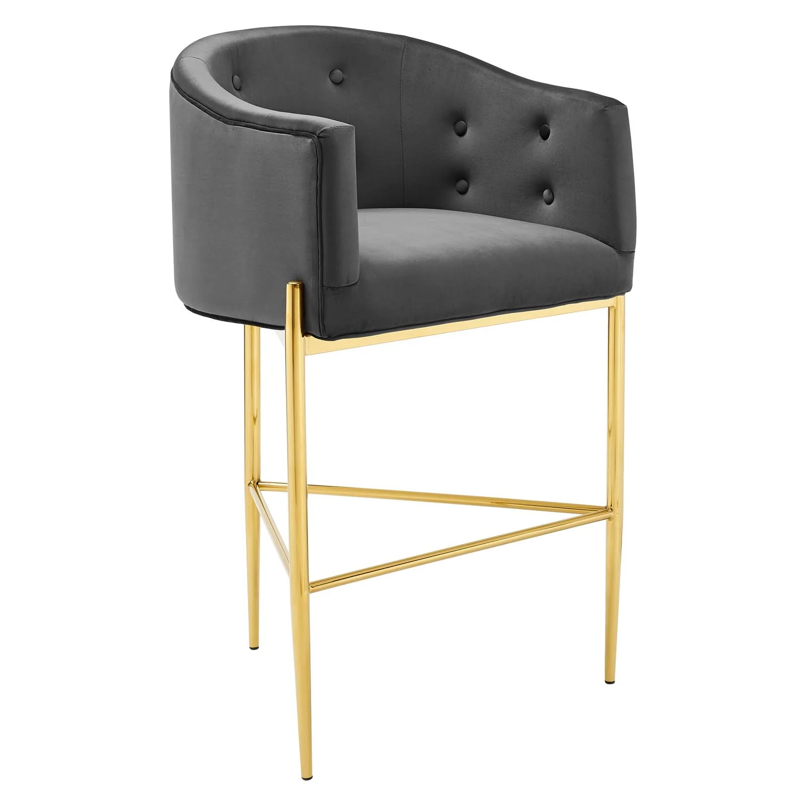 Savour Tufted Performance Velvet Bar Stool By Modway - EEI-3911 - Image 2