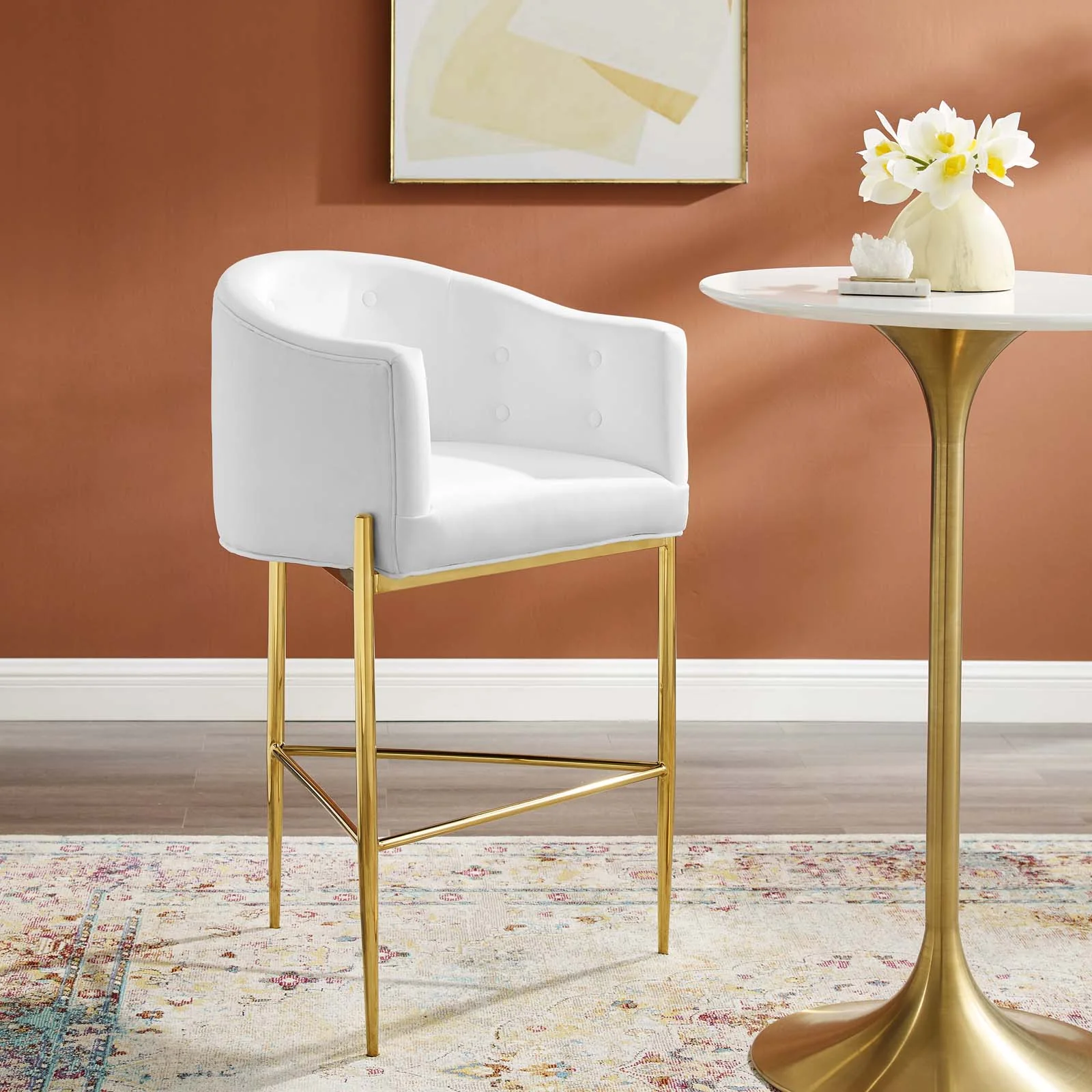 Savour Tufted Performance Velvet Bar Stool By Modway - EEI-3911 - Image 33