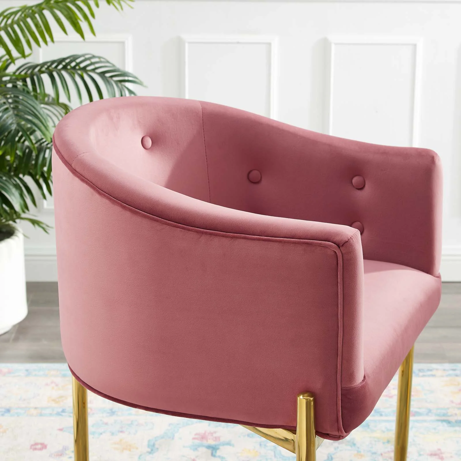 Savour Tufted Performance Velvet Counter Stool Set of 2 By Modway - EEI-4596 - Image 8