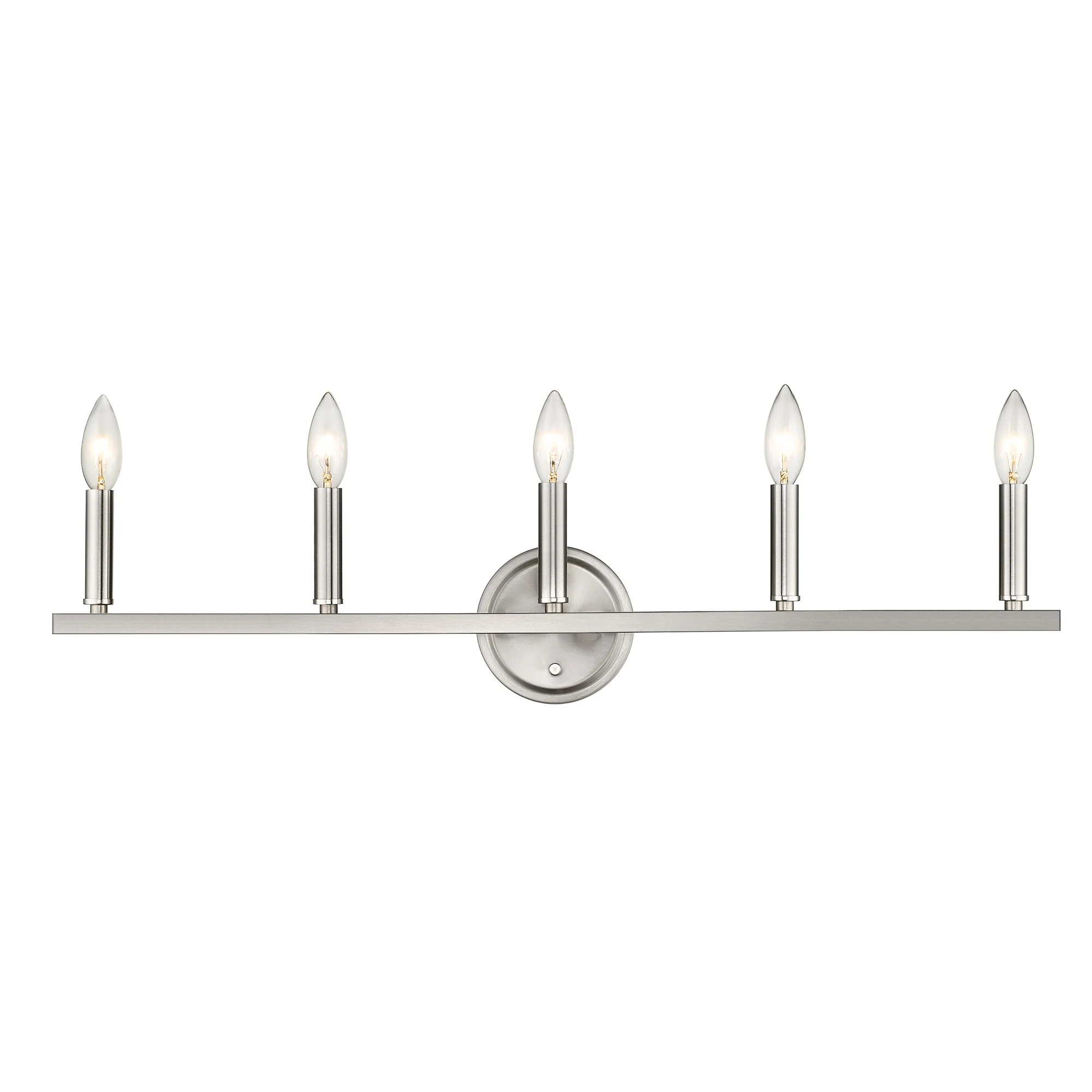 Sawyer 5-Light Satin Nickel Vanity By Homeroots - Image 8